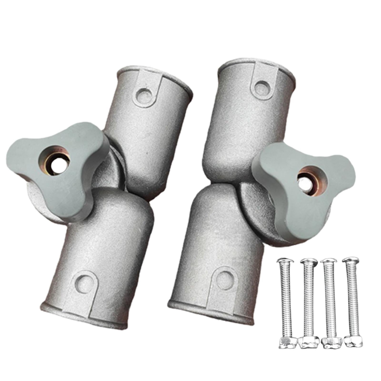 1 Pair Folding Chair Lift Bracket Armchair Converter Adjustable Gear Hinge