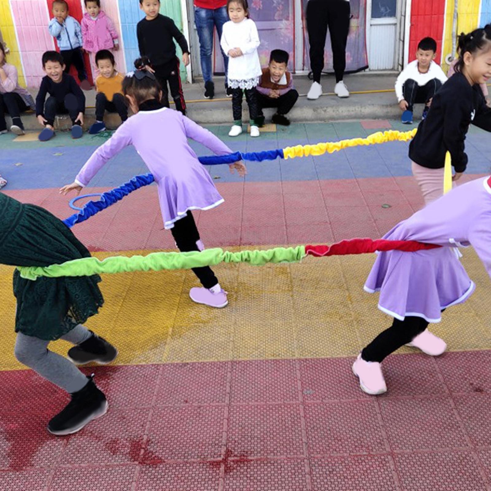 2.4M Elastic Fleece Cooperative Stretchy Band for Playground Activities