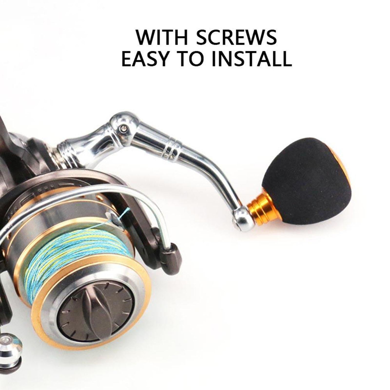 1 Pcs Grip Pill Lightweight Fishing Reel Handle Knob for Fishing Accessories Silver