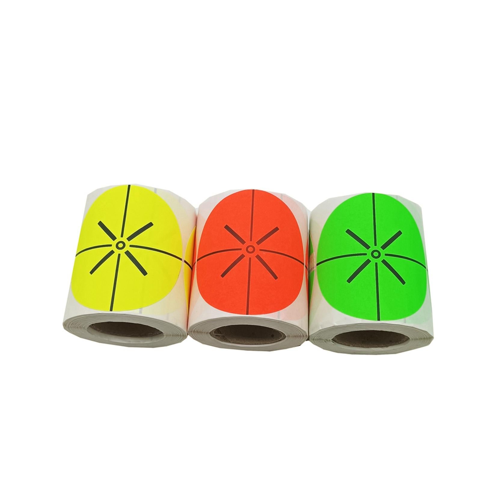 200 Pieces Shooting Targets Fluorescence Paper Targets High Visibility Green