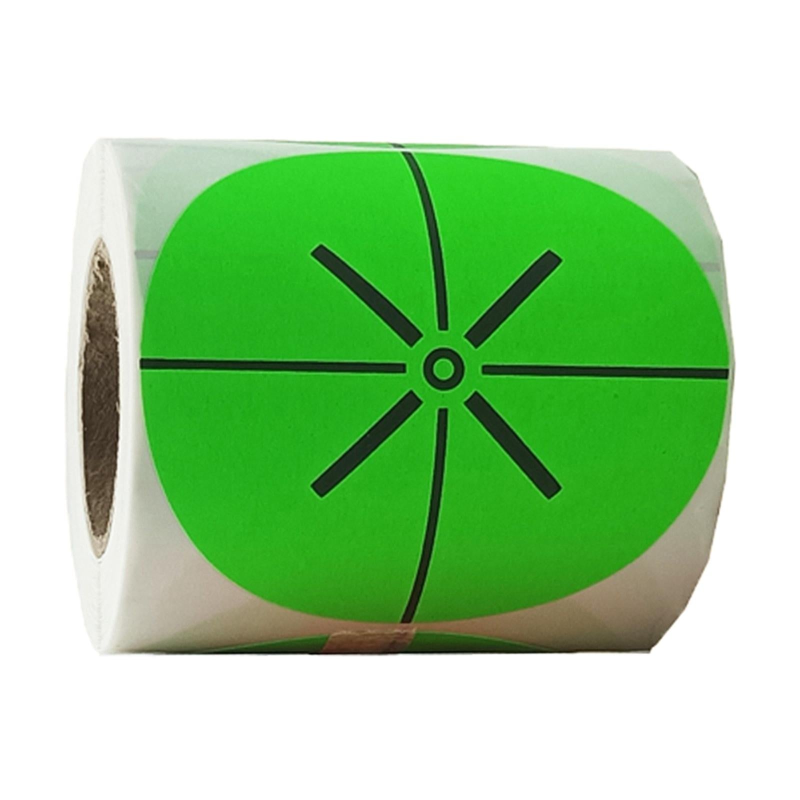200 Pieces Shooting Targets Fluorescence Paper Targets High Visibility Green