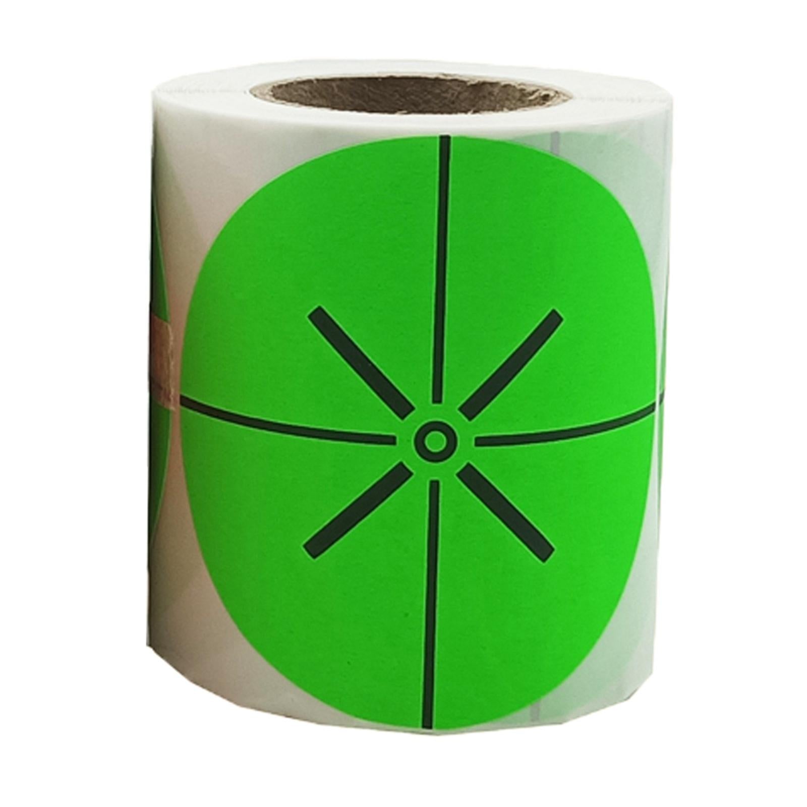 200 Pieces Shooting Targets Fluorescence Paper Targets High Visibility Green