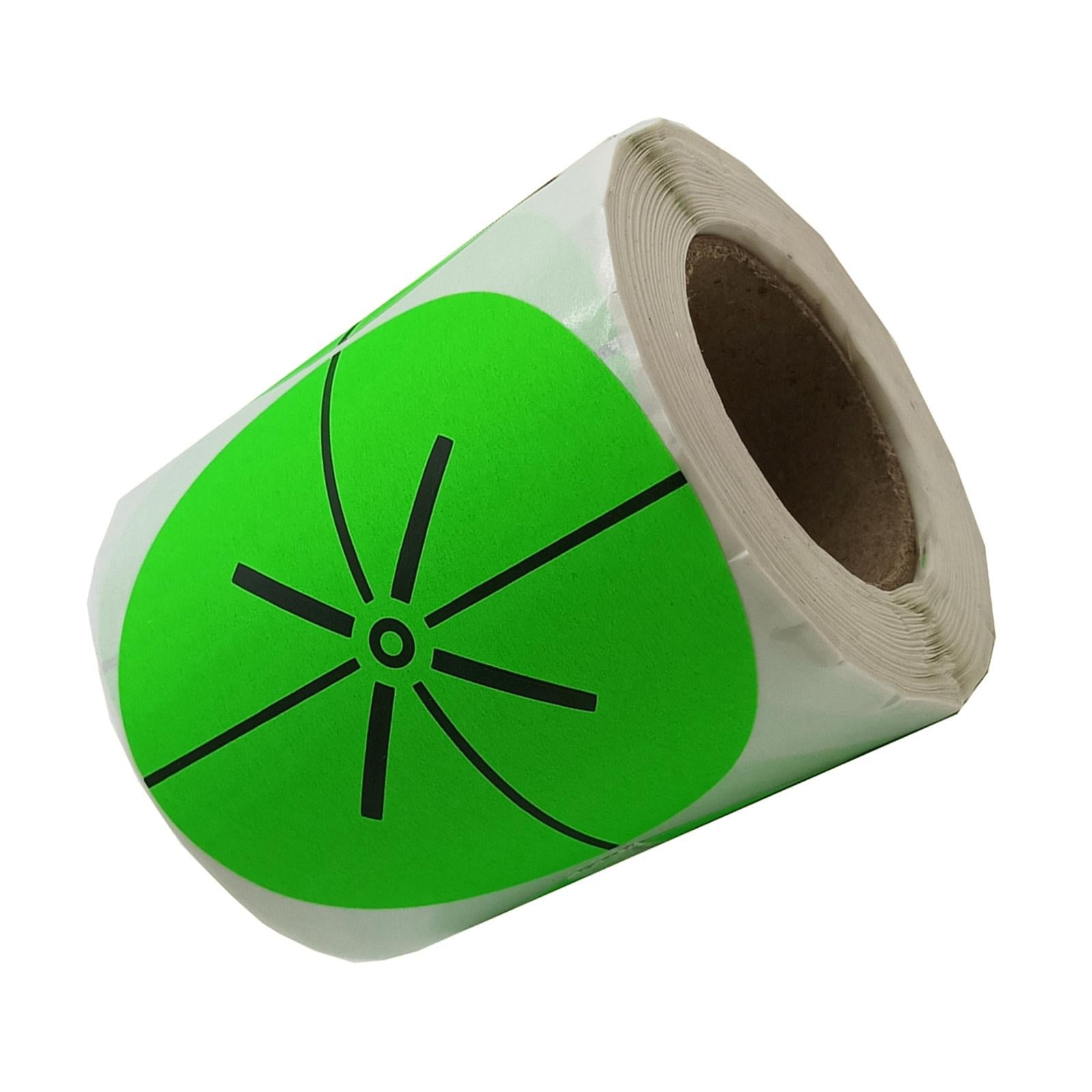 200 Pieces Shooting Targets Fluorescence Paper Targets High Visibility Green