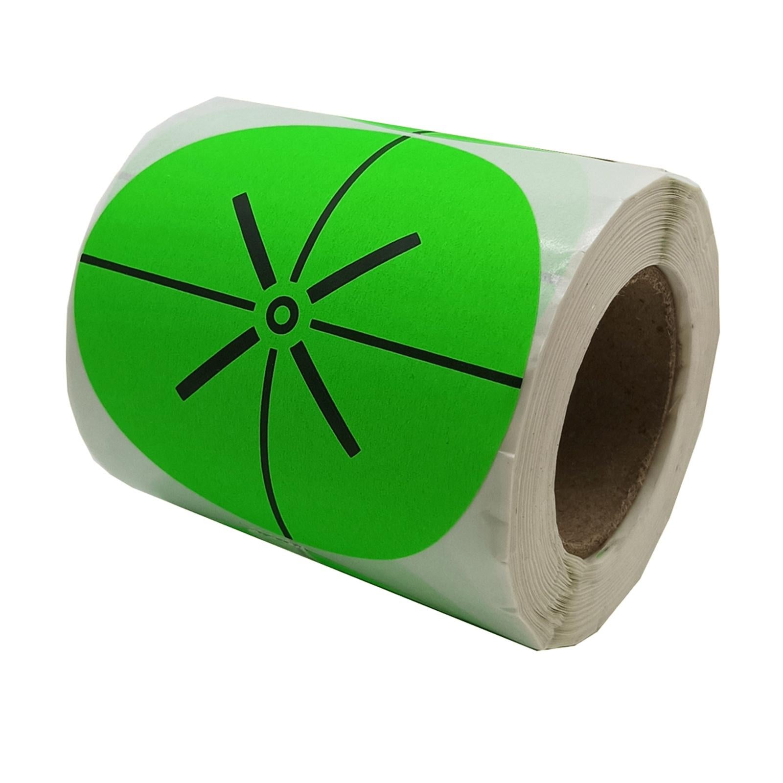 200 Pieces Shooting Targets Fluorescence Paper Targets High Visibility Green