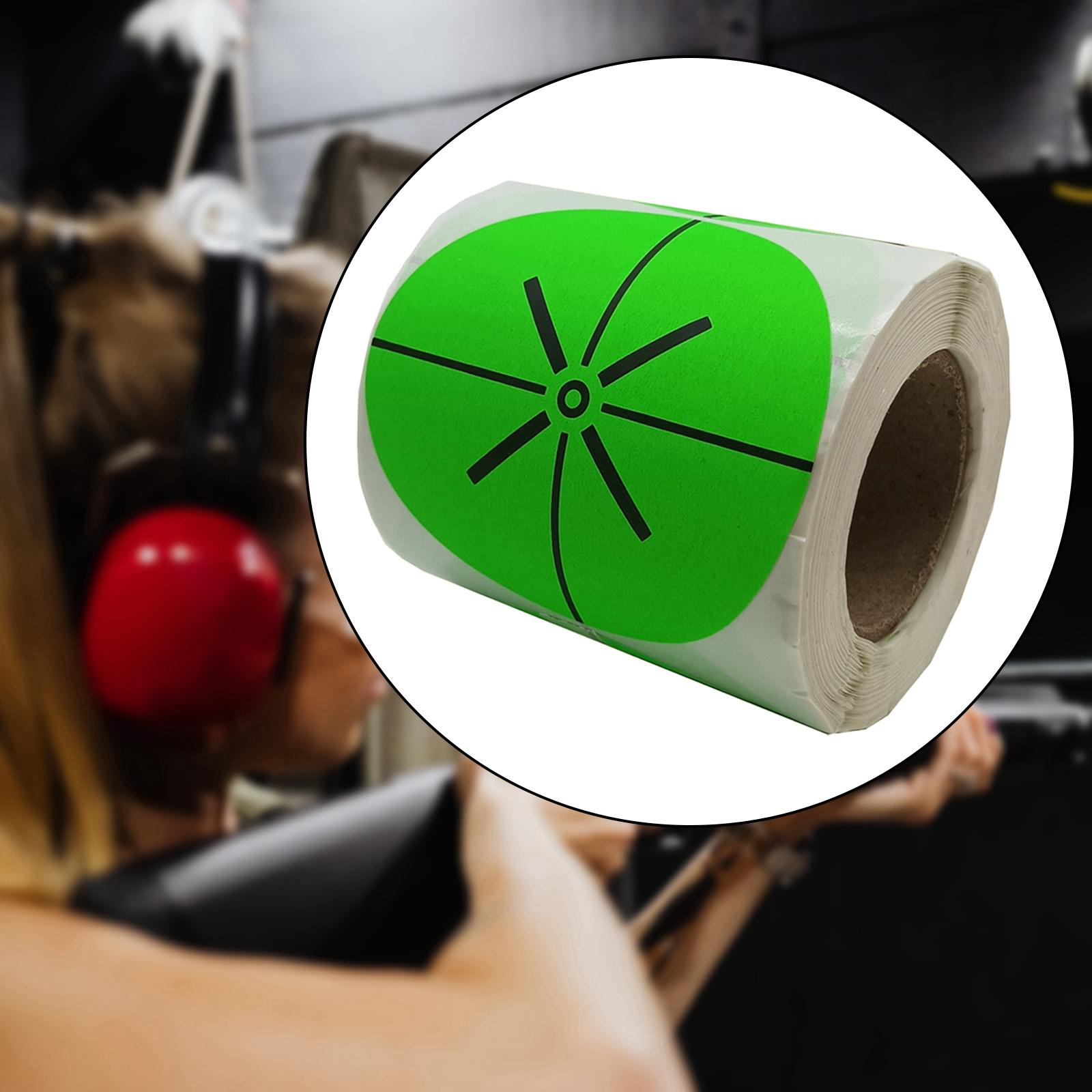 200 Pieces Shooting Targets Fluorescence Paper Targets High Visibility Green