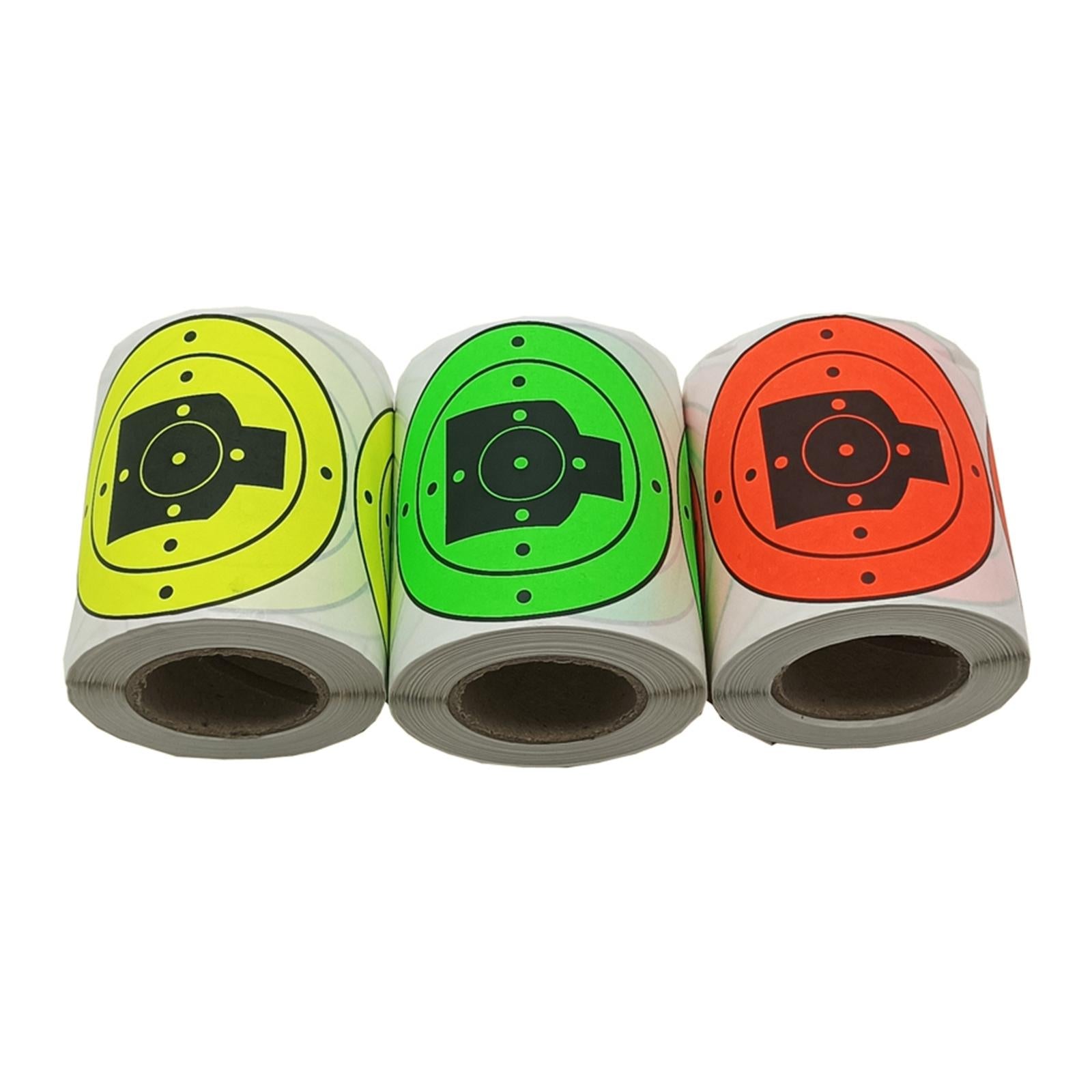 200Pcs Shooting Targets Hunting Targets Accessories Paper Targets 3Inches Yellow