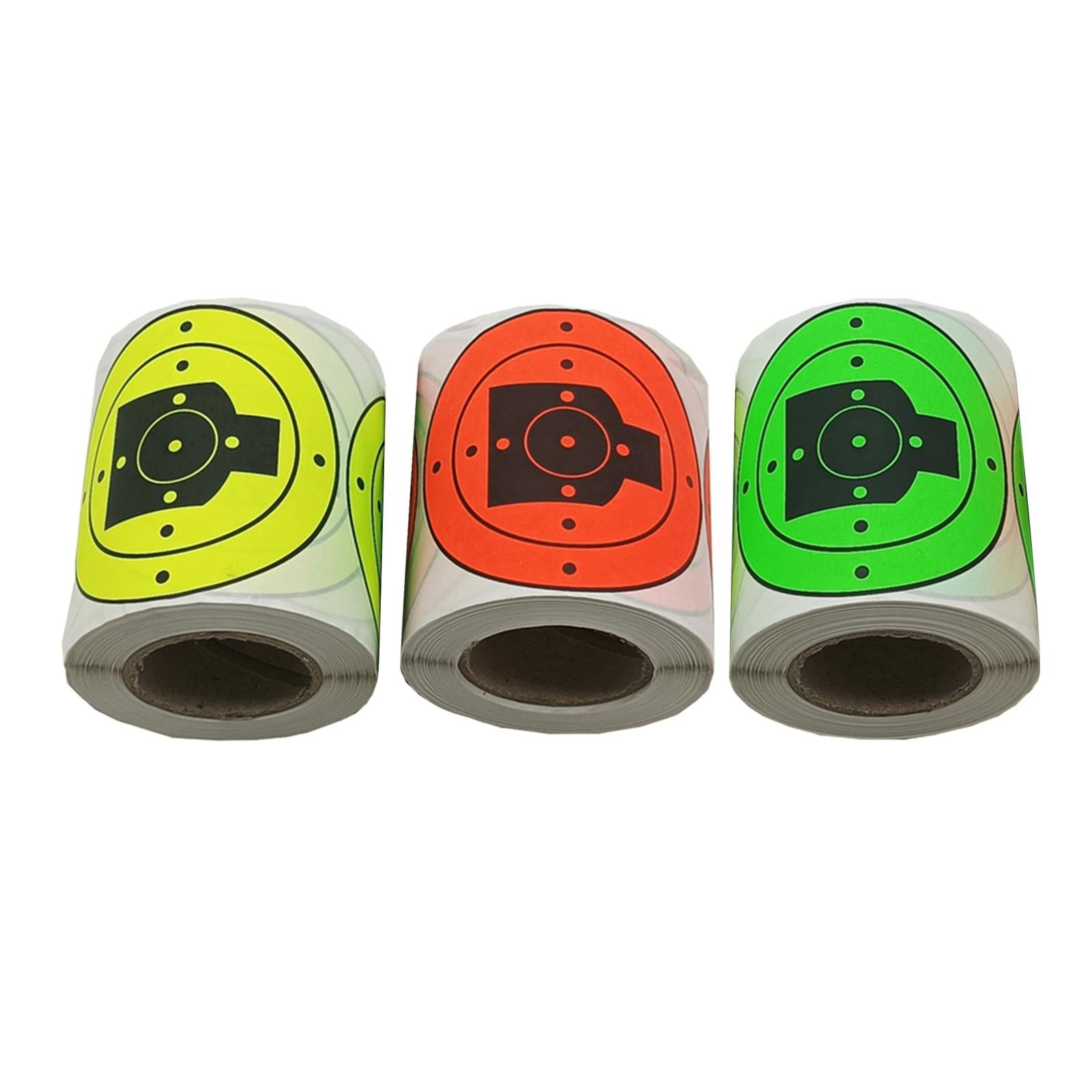 200Pcs Shooting Targets Hunting Targets Accessories Paper Targets 3Inches Yellow