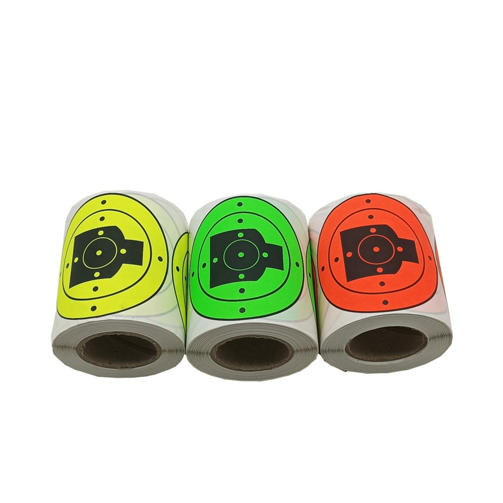 200Pcs Shooting Targets Hunting Targets Accessories Paper Targets 3Inches Red