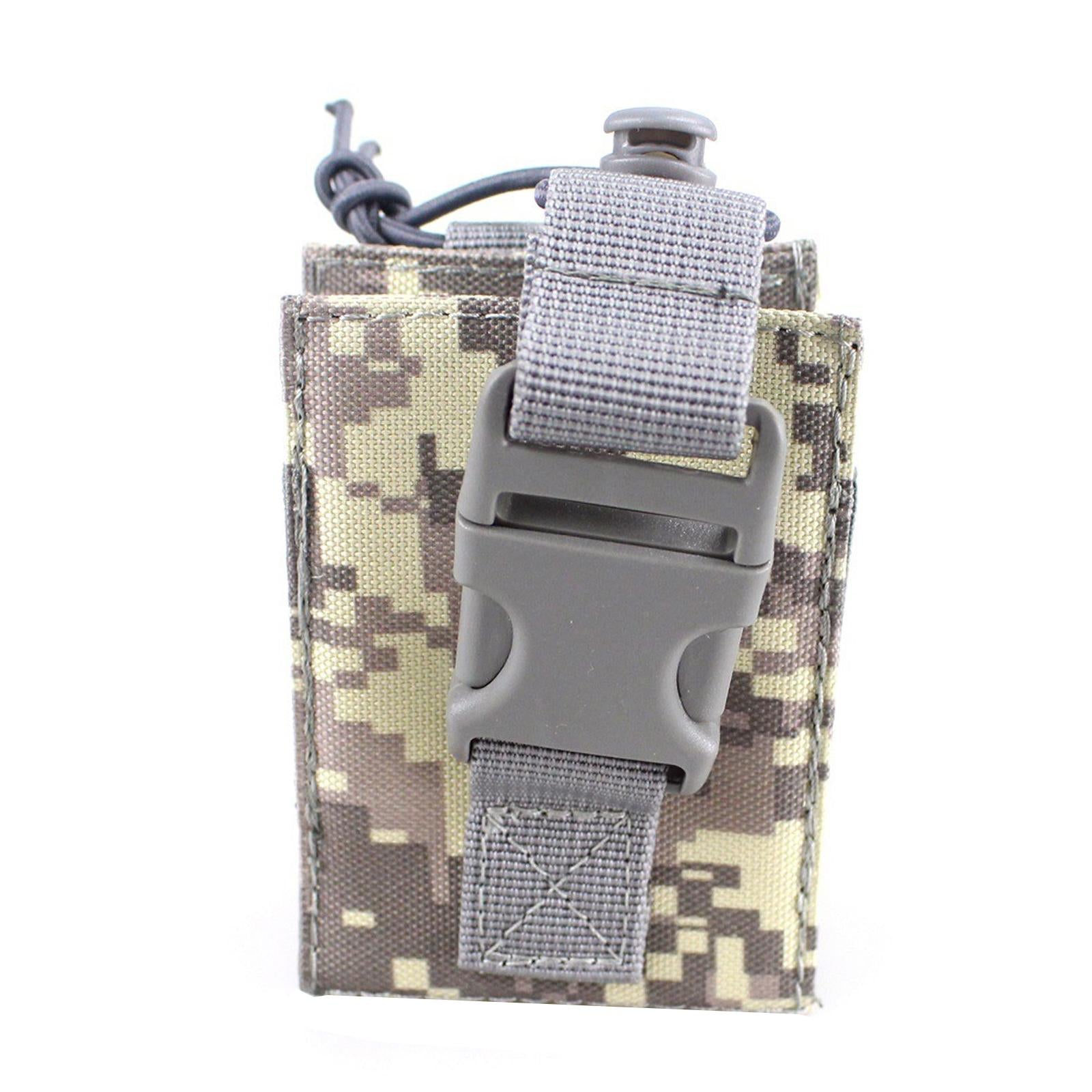 1PC Radio Pouch Holder Lightweight Portable Waist Bag Universal for Camping Multicolor A