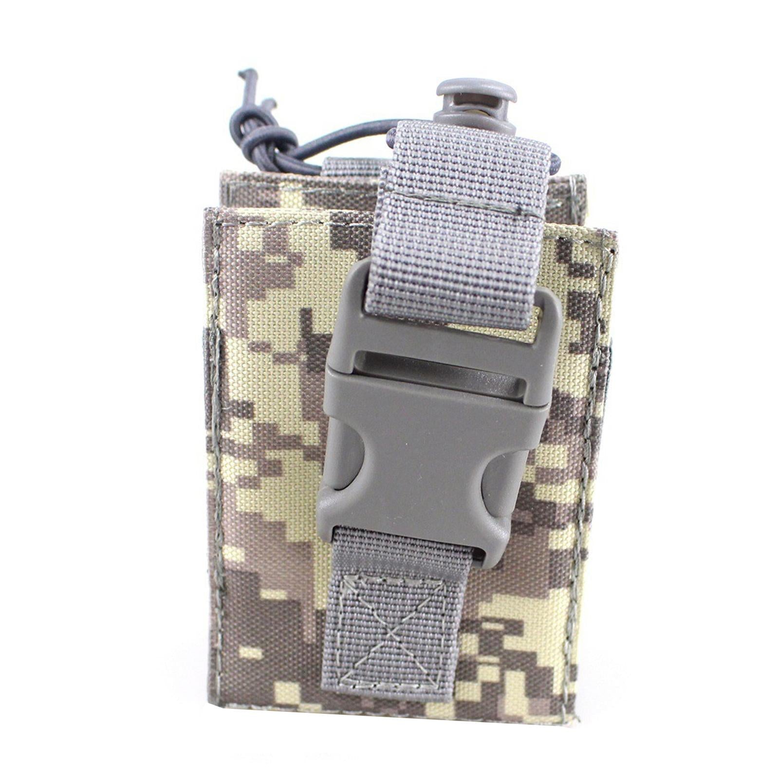 1PC Radio Pouch Holder Lightweight Portable Waist Bag Universal for Camping Multicolor A