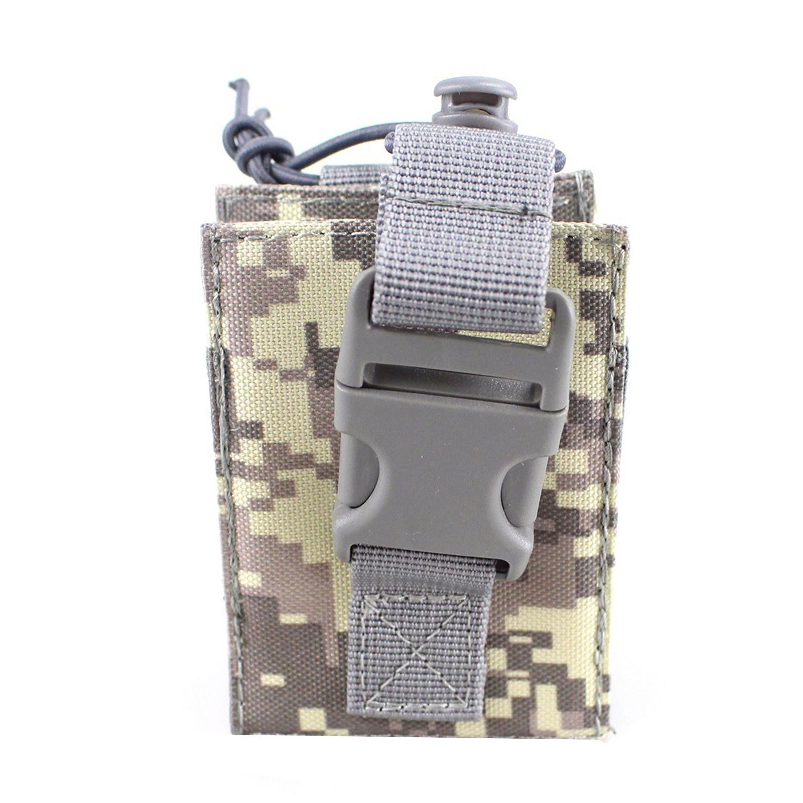 1PC Radio Pouch Holder Lightweight Portable Waist Bag Universal for Camping Multicolor A