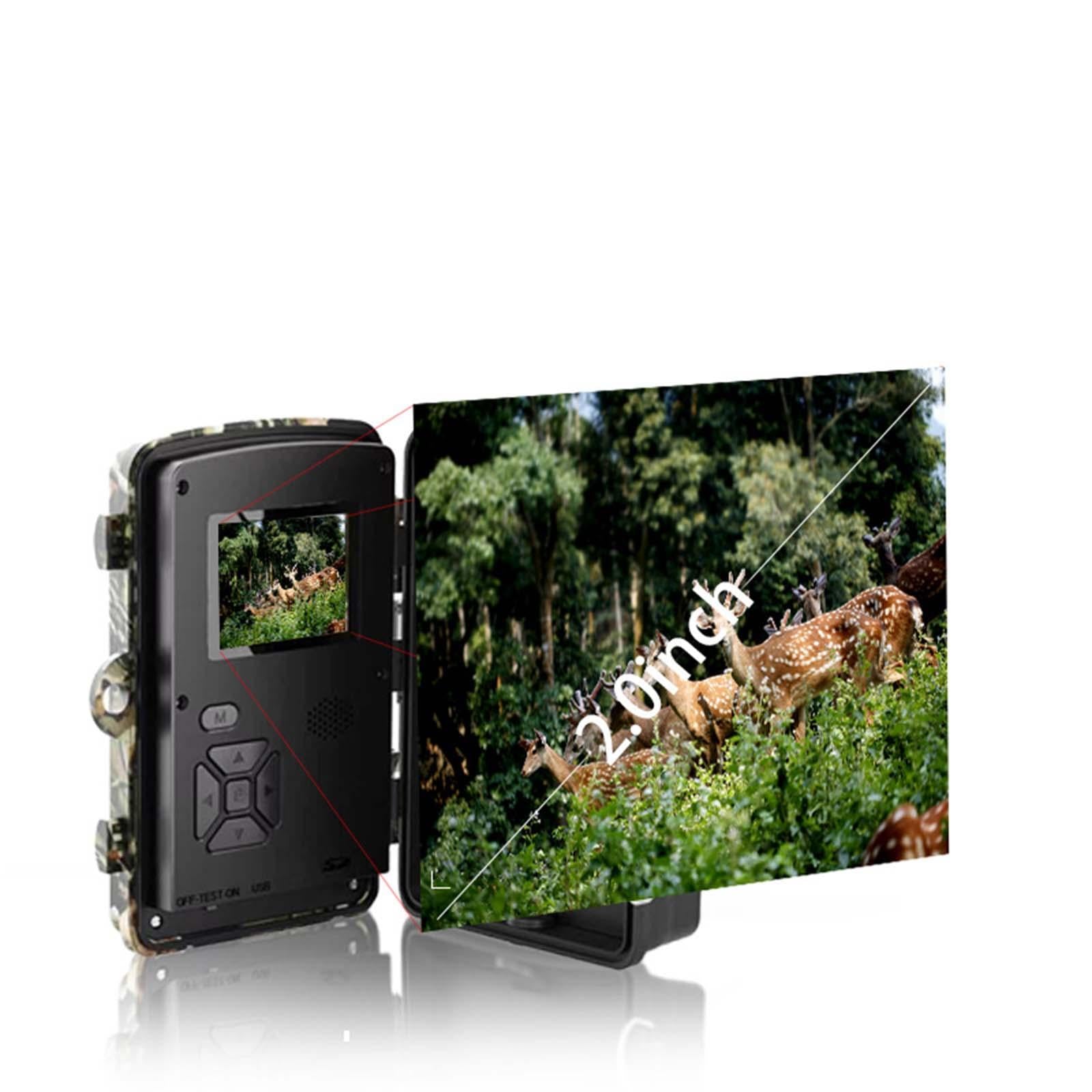1920x1080 Trail Camera 49ft Vision for Wildlife Viewing Hiking