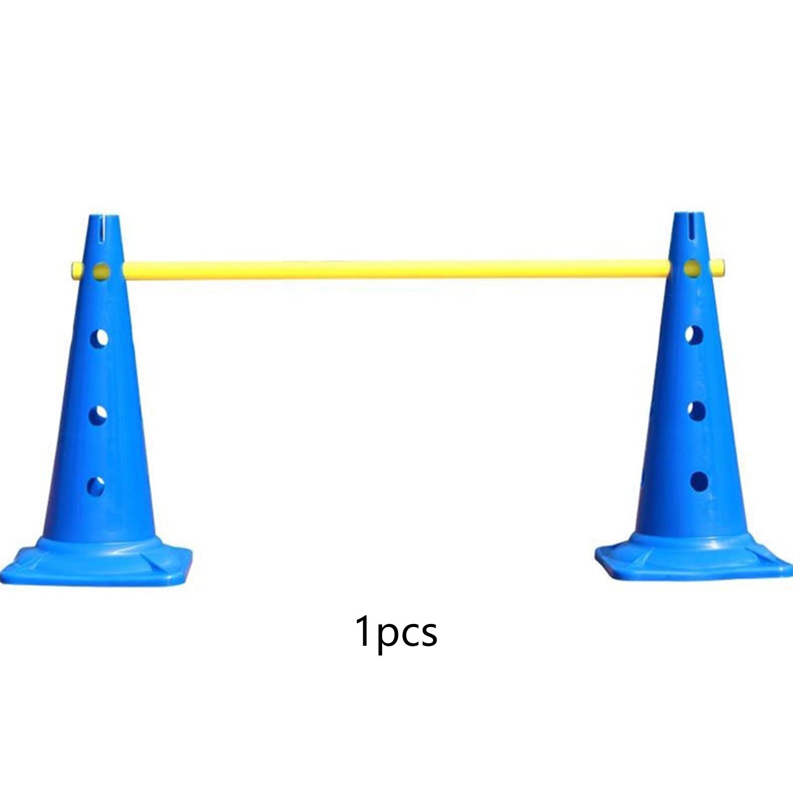 20 inch Thickened Sport Training Cone with Hole for Soccer Basketball Blue
