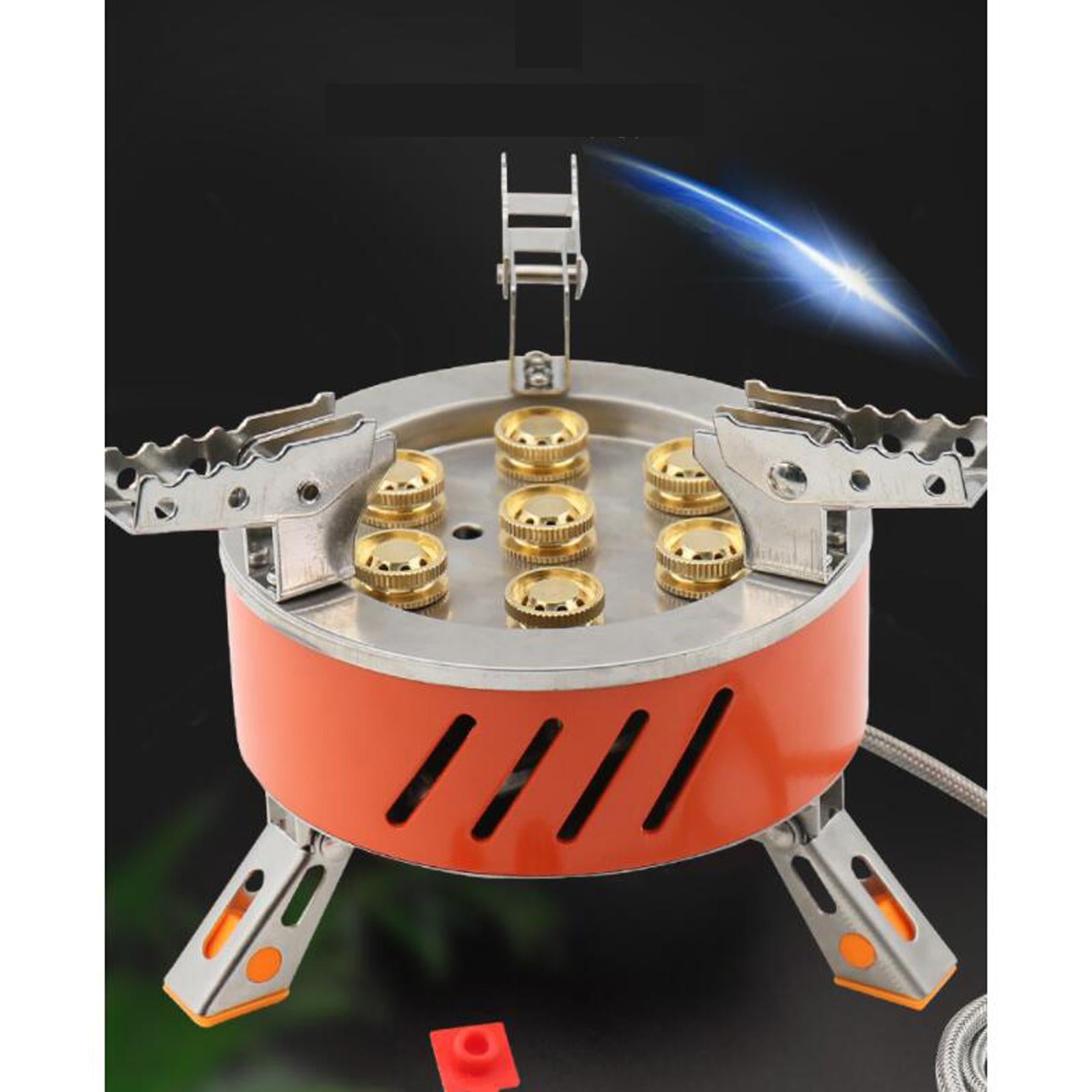 17800W Camping Gas Stove Windproof Stove Burner for Cooking Fishing Outdoor