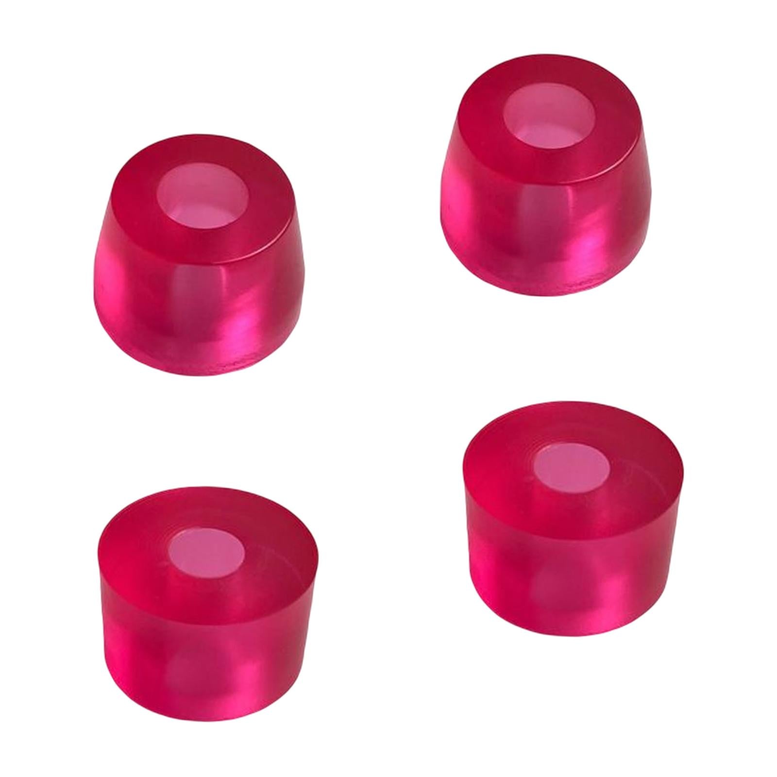 15mm Skateboard Truck Bushings High Elastic Top and Bottom Soft Red SHR88A