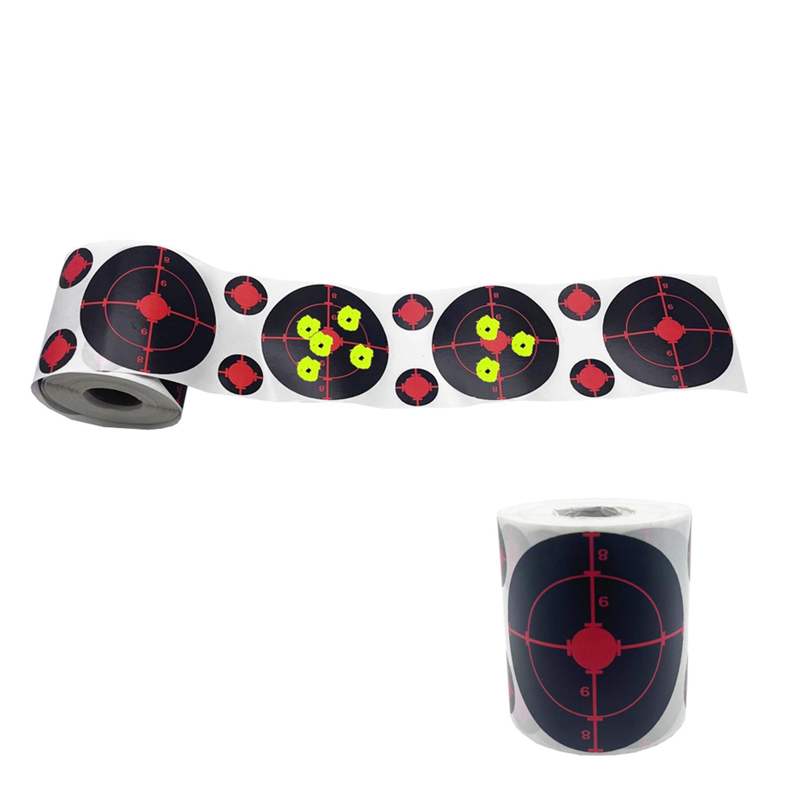 200x Round Targets Stickers Splatter Reactive Practicing Paper Sheet Indoor