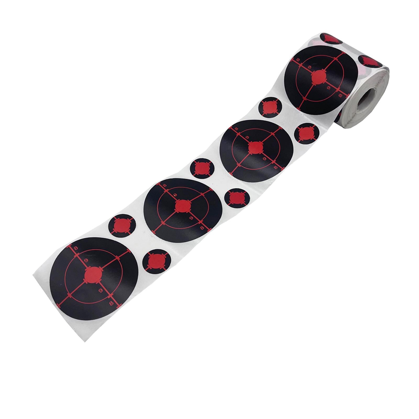 200x Round Targets Stickers Splatter Reactive Practicing Paper Sheet Indoor