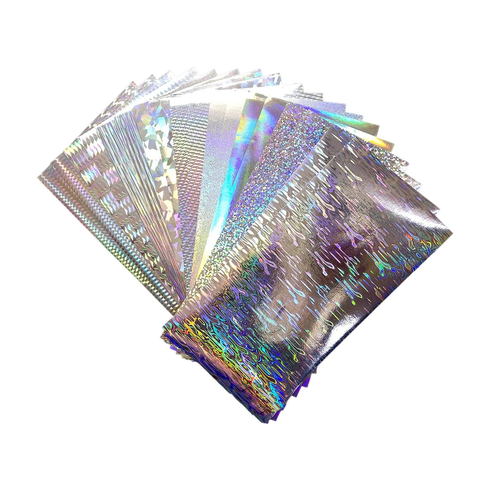 18x Holographic Fishing Flashing Tape Flasher Adhesive Waterproof