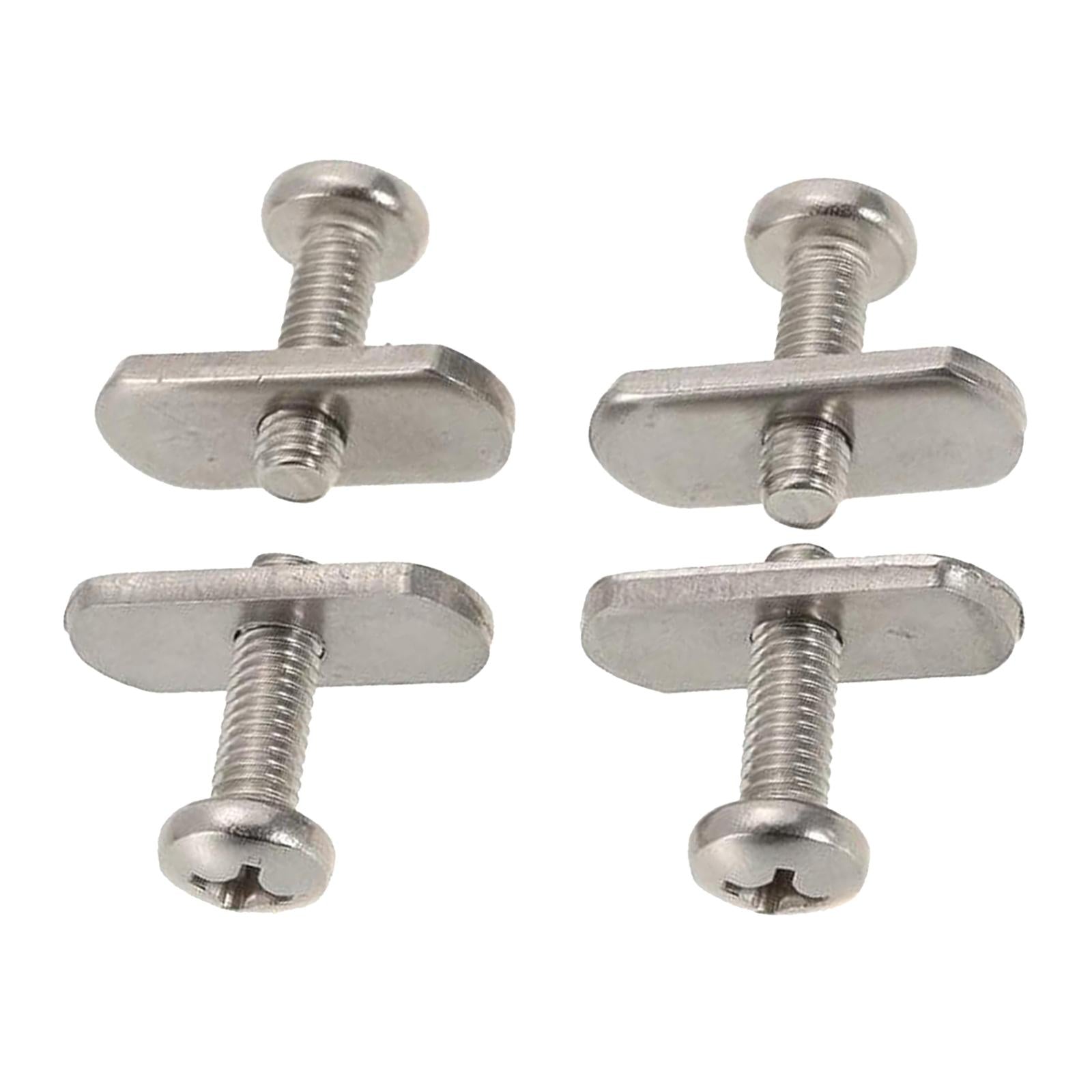 4pcs Kayak Canoe Screws & Track Nuts Rail/Track Hardware Mounting Kayaker