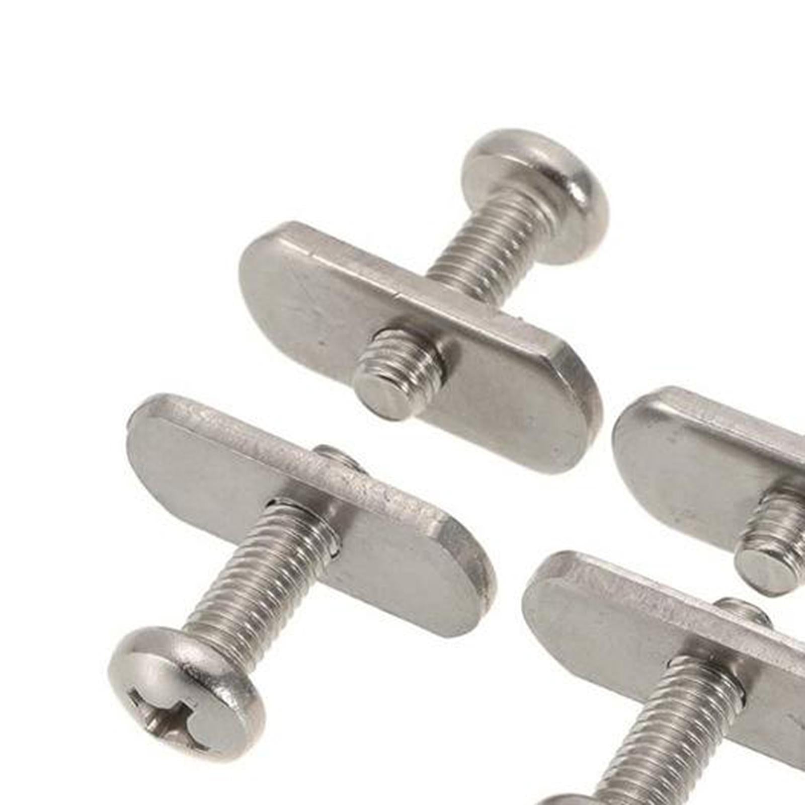 4pcs Kayak Canoe Screws & Track Nuts Rail/Track Hardware Mounting Kayaker