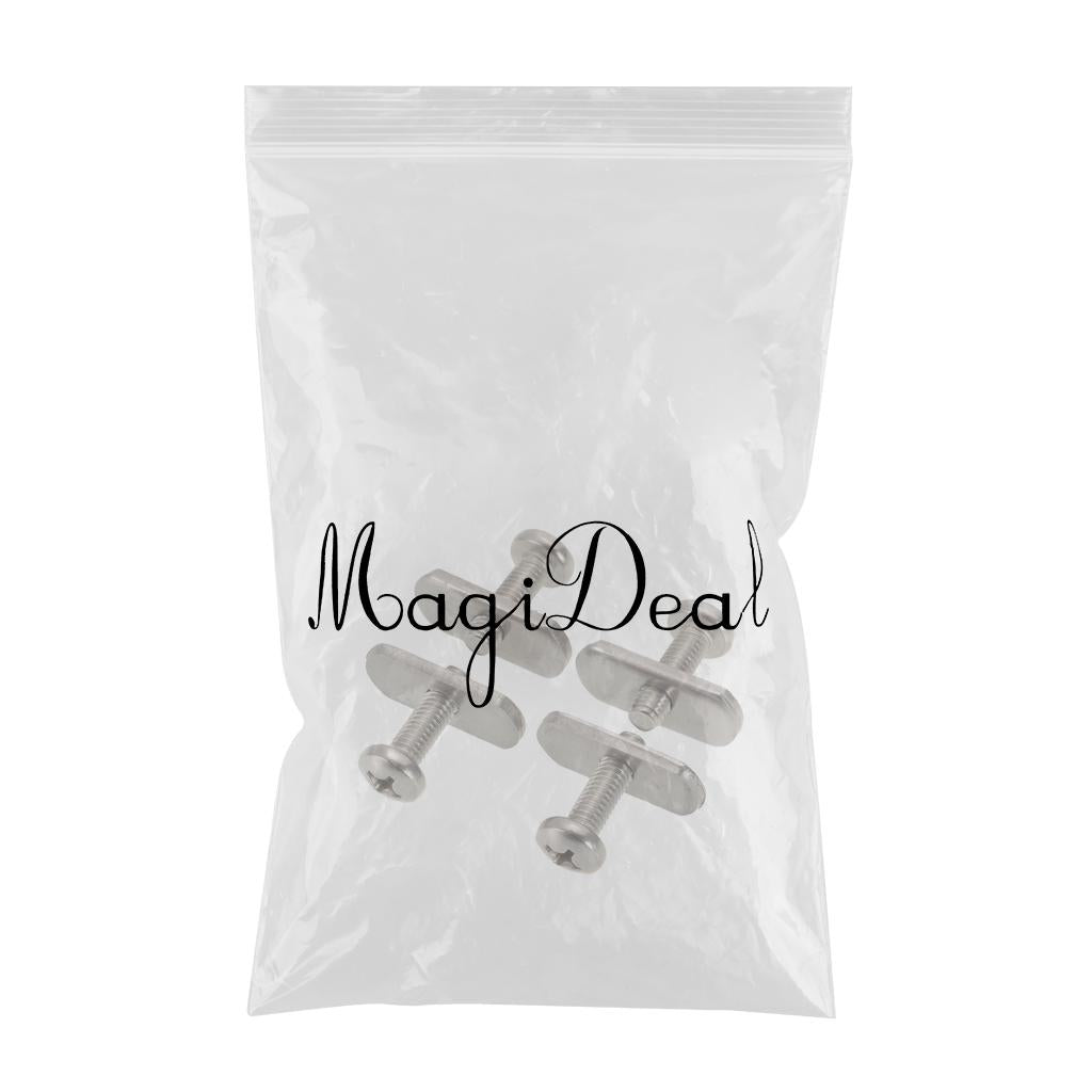 4pcs Kayak Canoe Screws & Track Nuts Rail/Track Hardware Mounting Kayaker