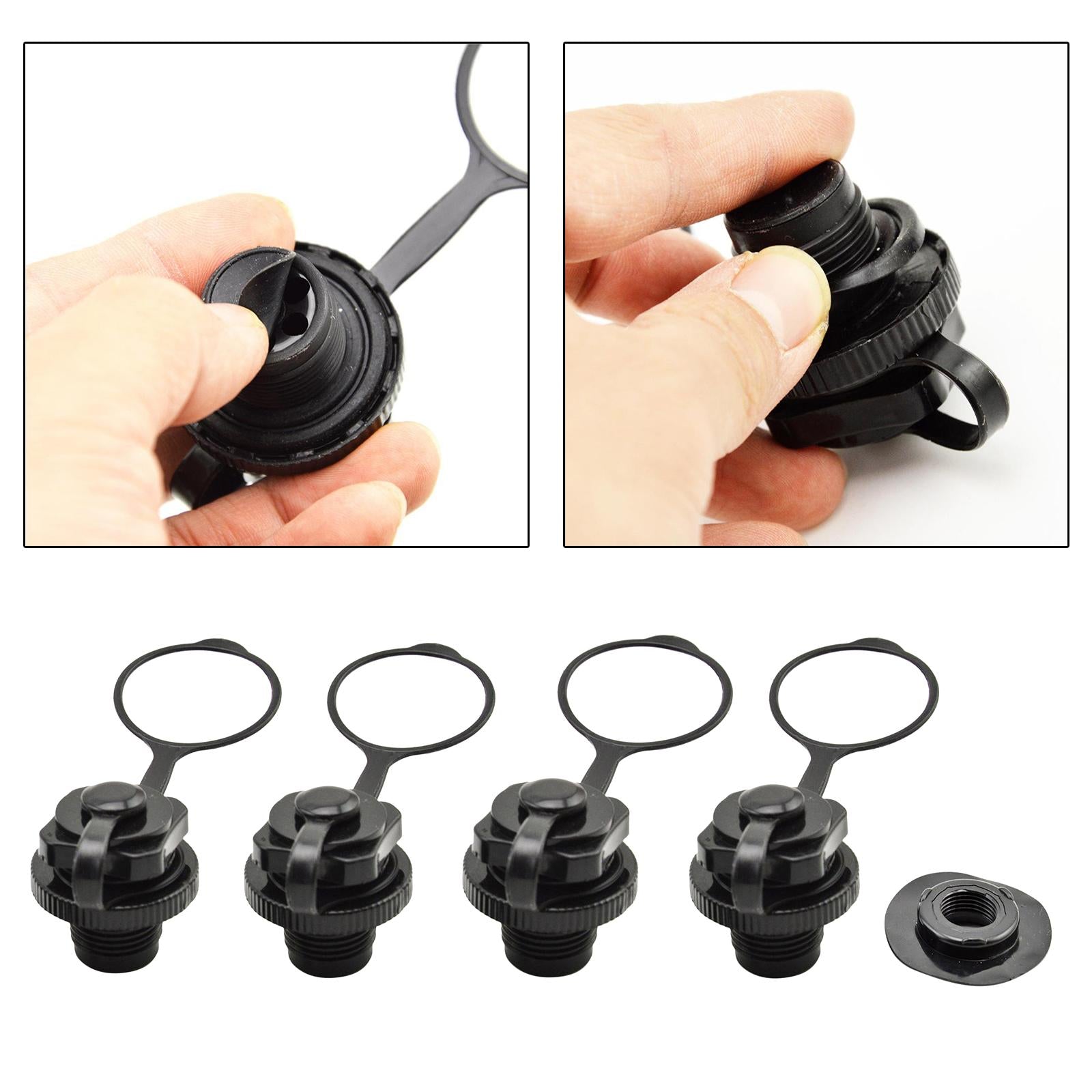 Inflatable Boat Air Valve Cap Inflating PVC Rubber Dinghy 1 Pack