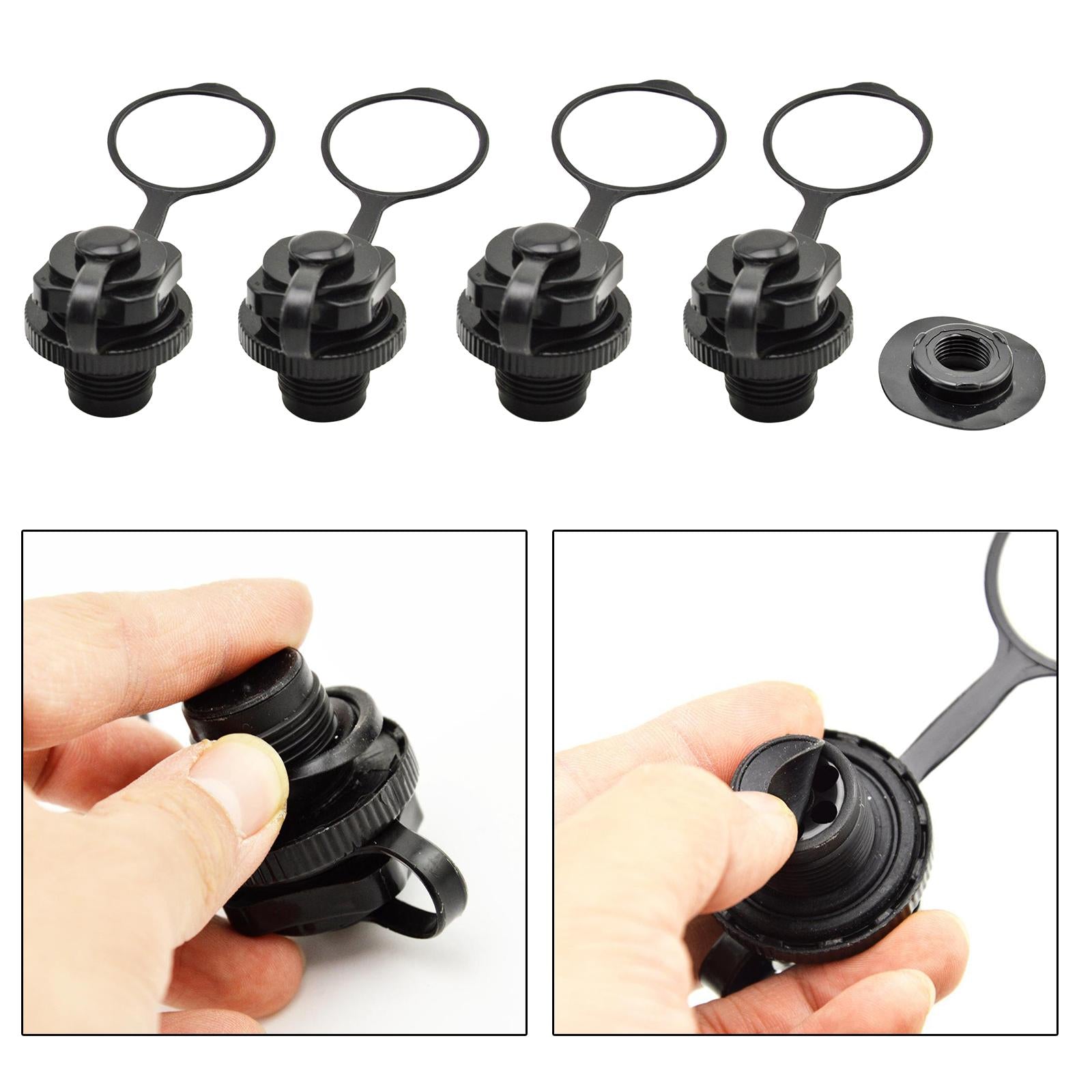 Inflatable Boat Air Valve Cap Inflating PVC Rubber Dinghy 1 Pack