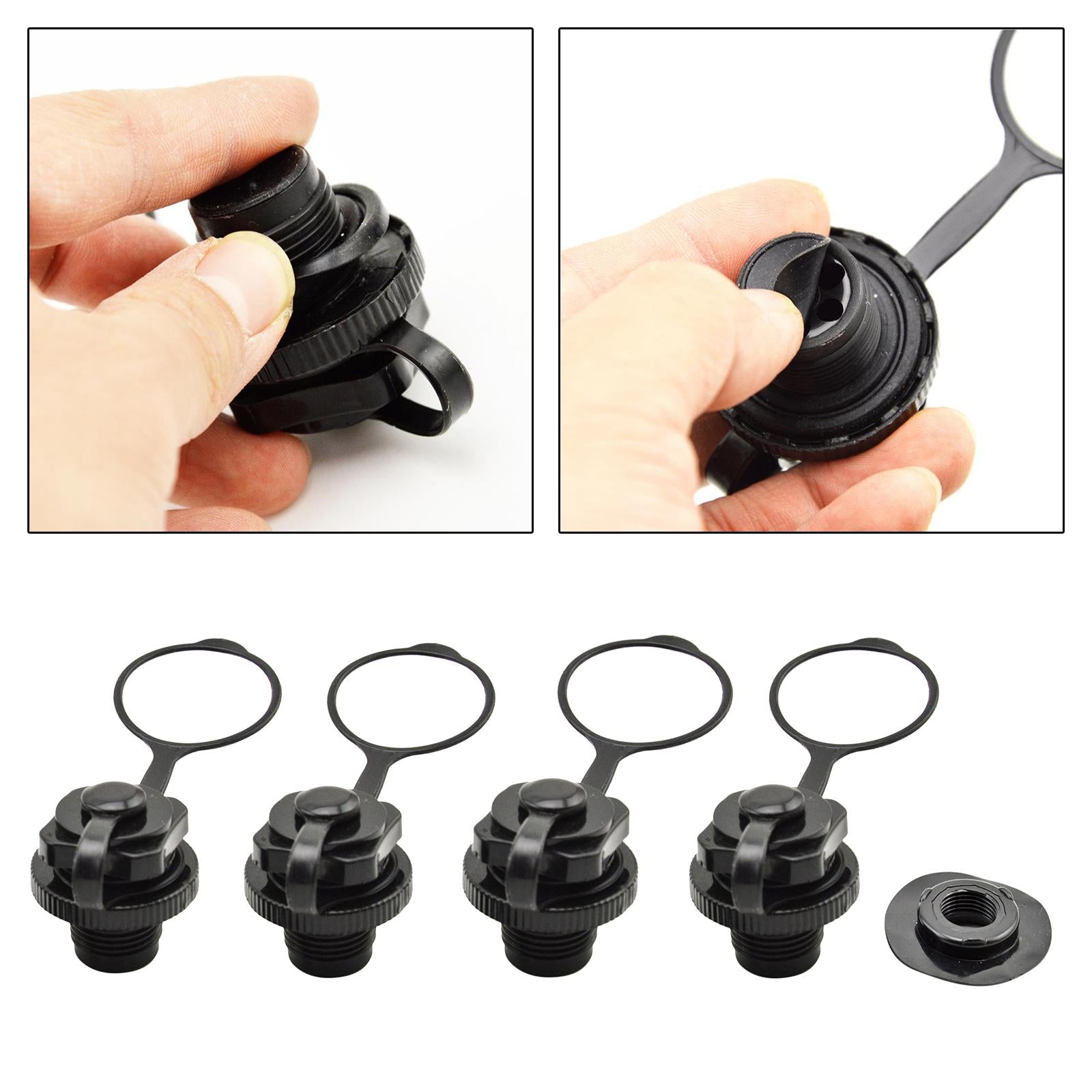 Inflatable Boat Air Valve Cap Inflating PVC Rubber Dinghy 1 Pack