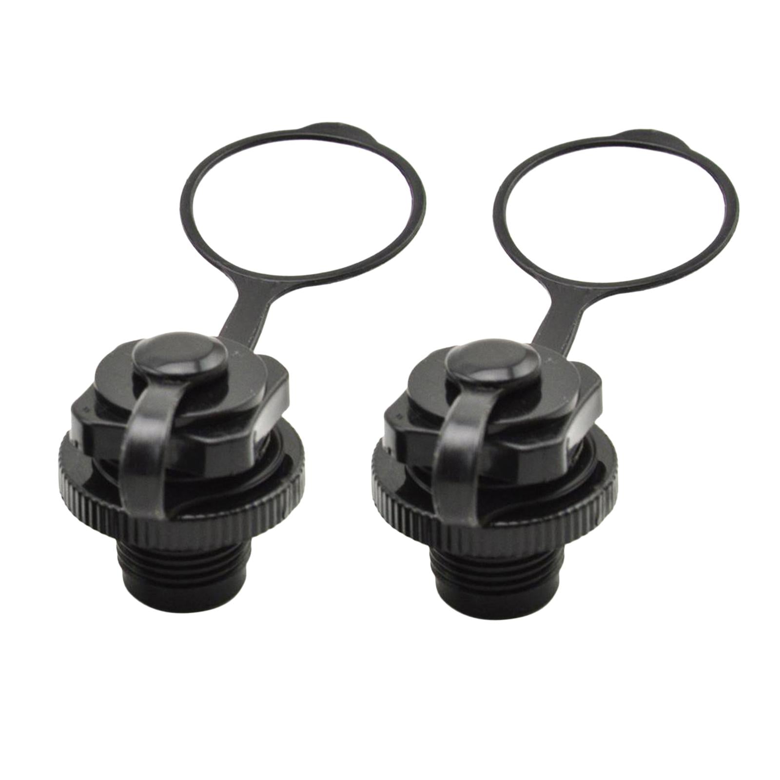 Inflatable Boat Air Valve Cap Inflating PVC Rubber Dinghy 2 Pack