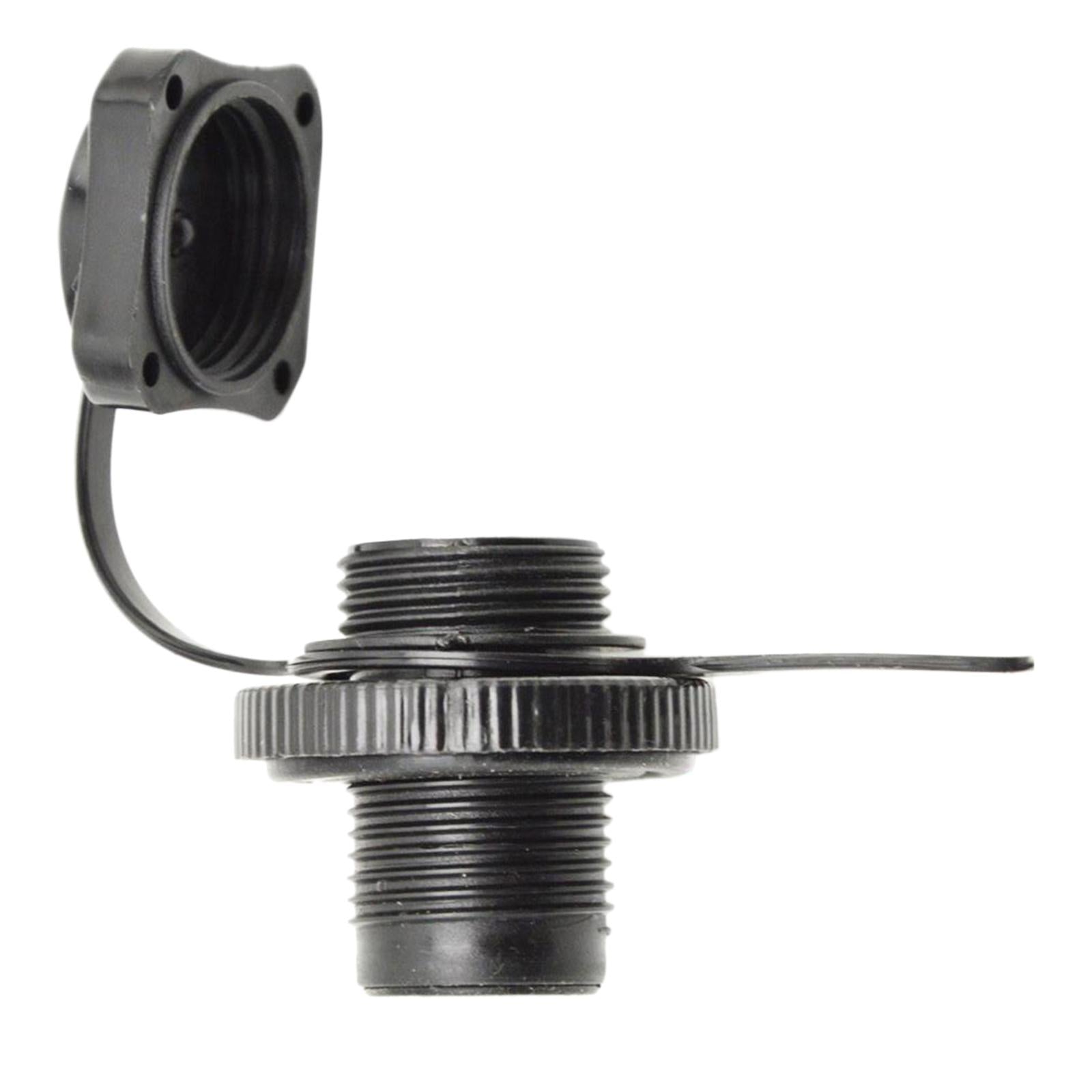 Inflatable Boat Air Valve Cap Inflating PVC Rubber Dinghy 1 Pack with Base