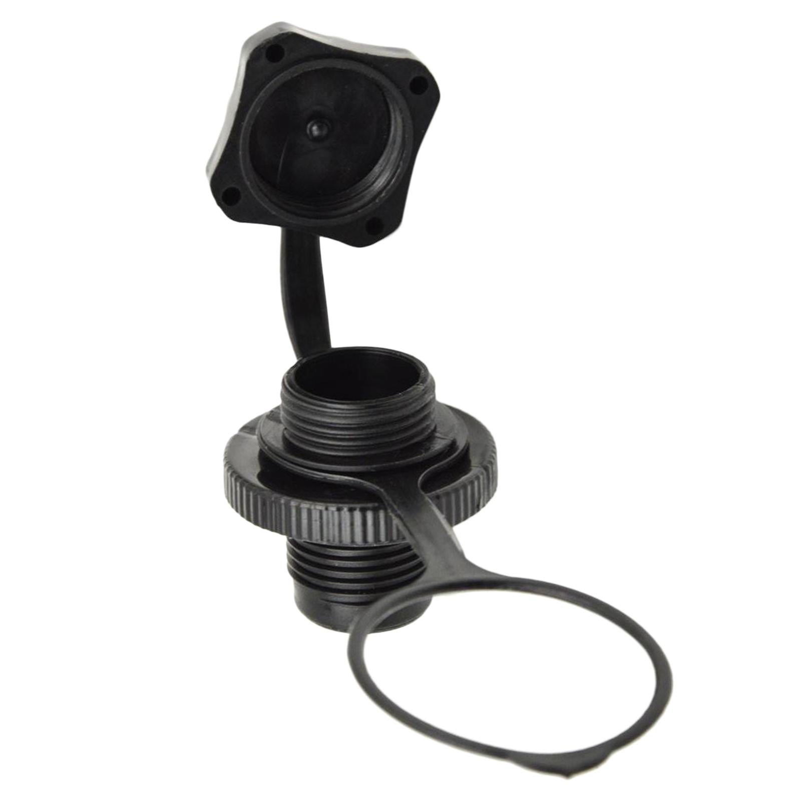 Inflatable Boat Air Valve Cap Inflating PVC Rubber Dinghy 1 Pack with Base
