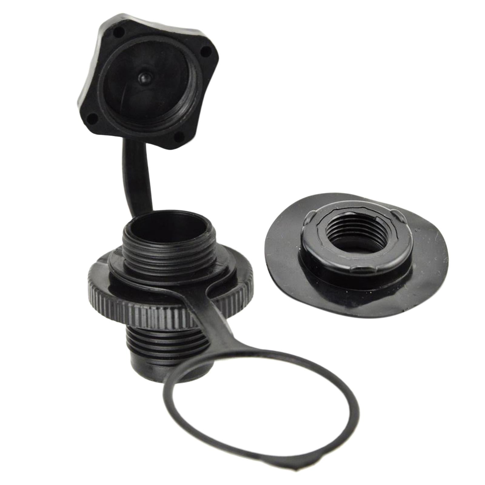 Inflatable Boat Air Valve Cap Inflating PVC Rubber Dinghy 1 Pack with Base