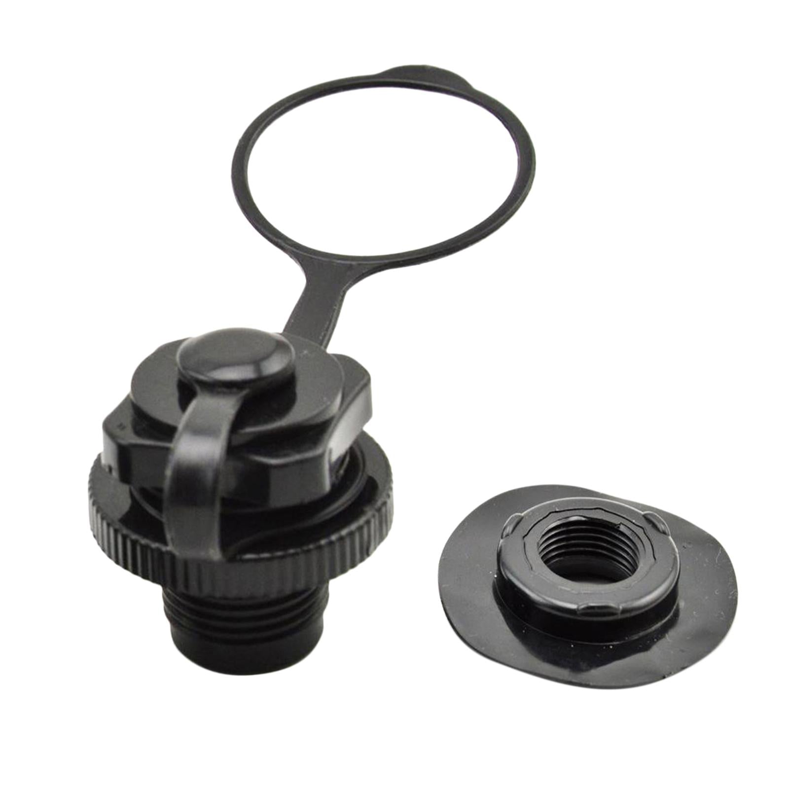 Inflatable Boat Air Valve Cap Inflating PVC Rubber Dinghy 1 Pack with Base