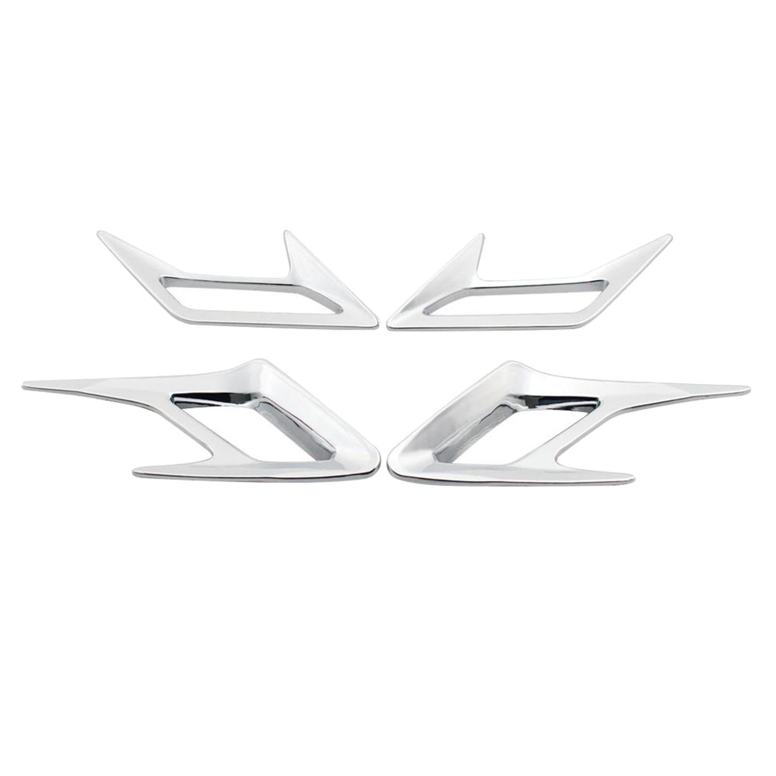 4Pieces Front Rear Fender Vent Trim for honda 2018-up gold wing tour dct