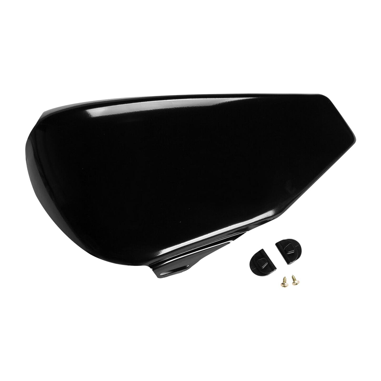 Left Battery Side Cover for Harley Sportster XL883 2004-2013 Bright Black