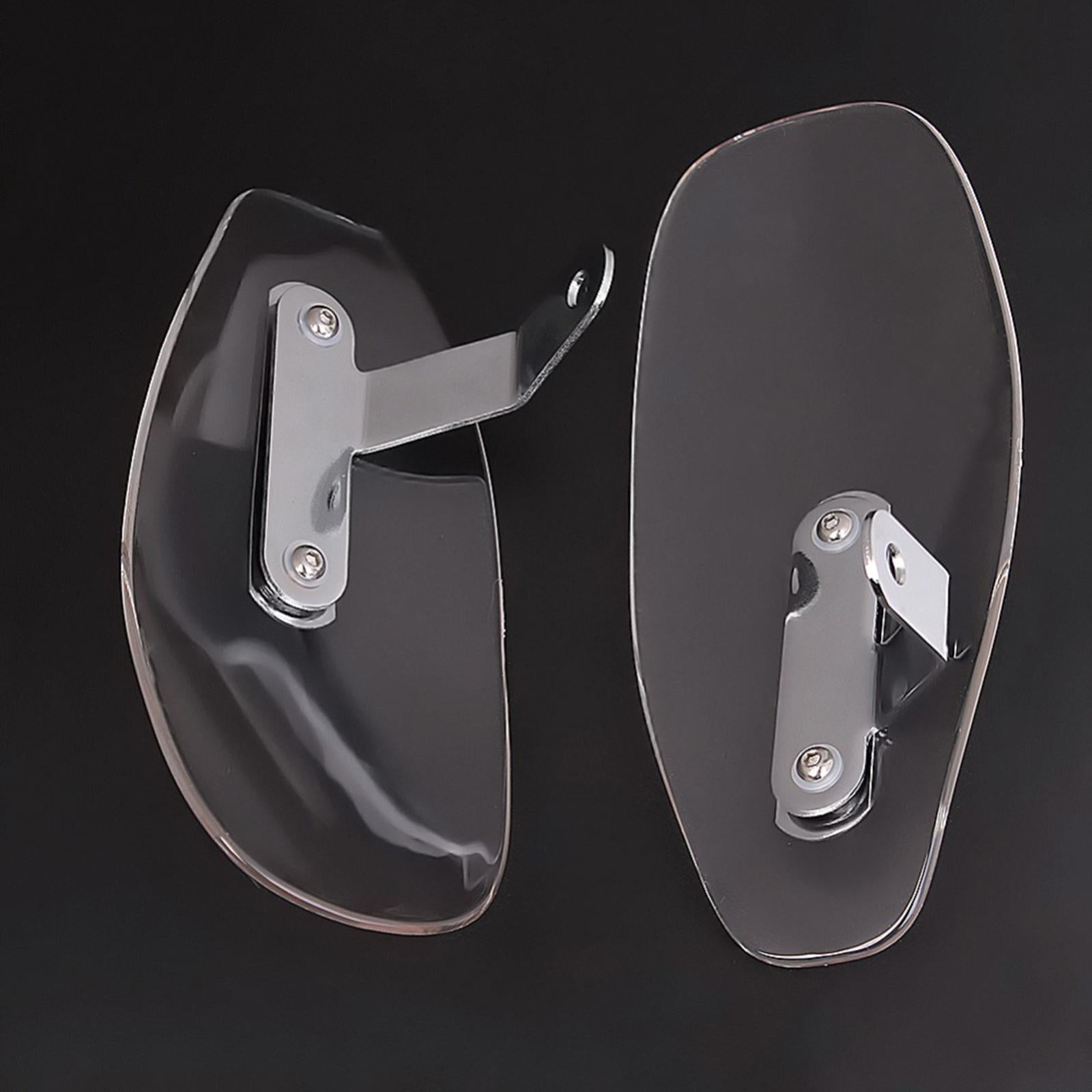 1 Pair Motorcycle Plastic Hand Guard Cold Wind Deflector Shield Transparent
