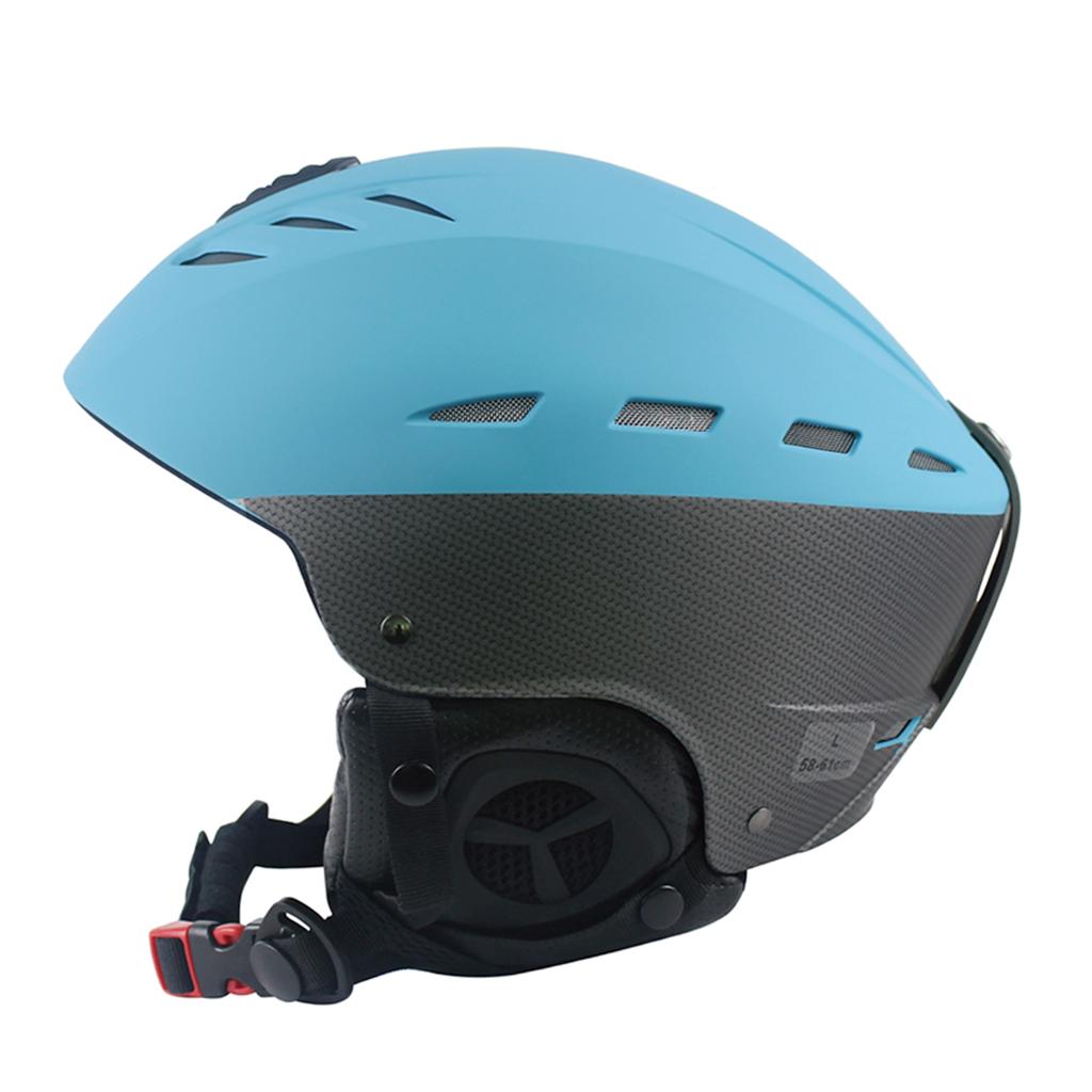 Ski Helmet Ultralight Integrally-molded Breathable Snowboard Helmet Blue M