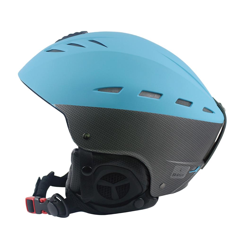 Ski Helmet Ultralight Integrally-molded Breathable Snowboard Helmet Blue M