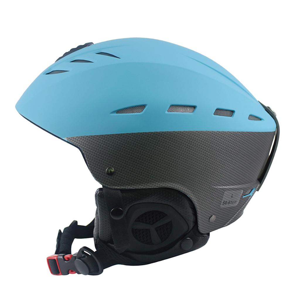 Ski Helmet Ultralight Integrally-molded Breathable Snowboard Helmet Blue M