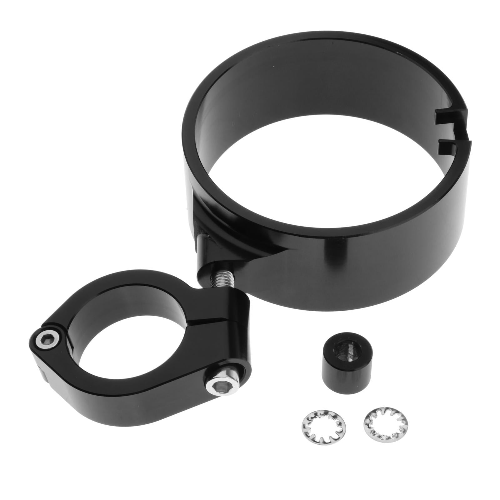 Motorcycle Speedometer Ring Side Mount Relocation Bracket For Harley Black