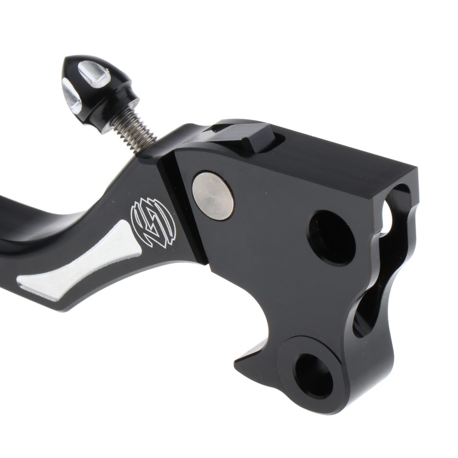 Regulator Clutch & Brake Lever Set Black for 04-13 XL Sportster