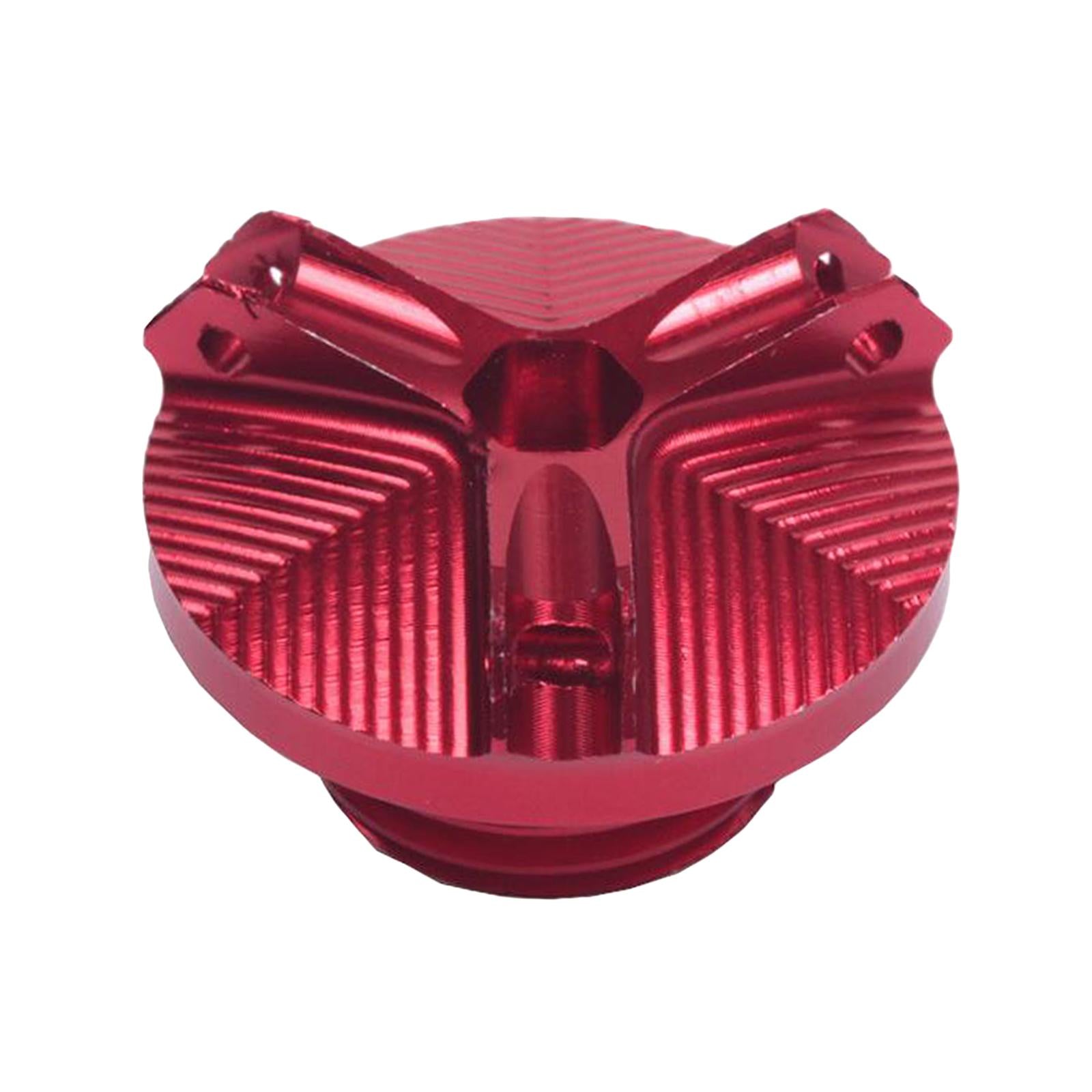 Motorcycle Accessories Engine Oil Drain Plug Sump For Kawasaki Red