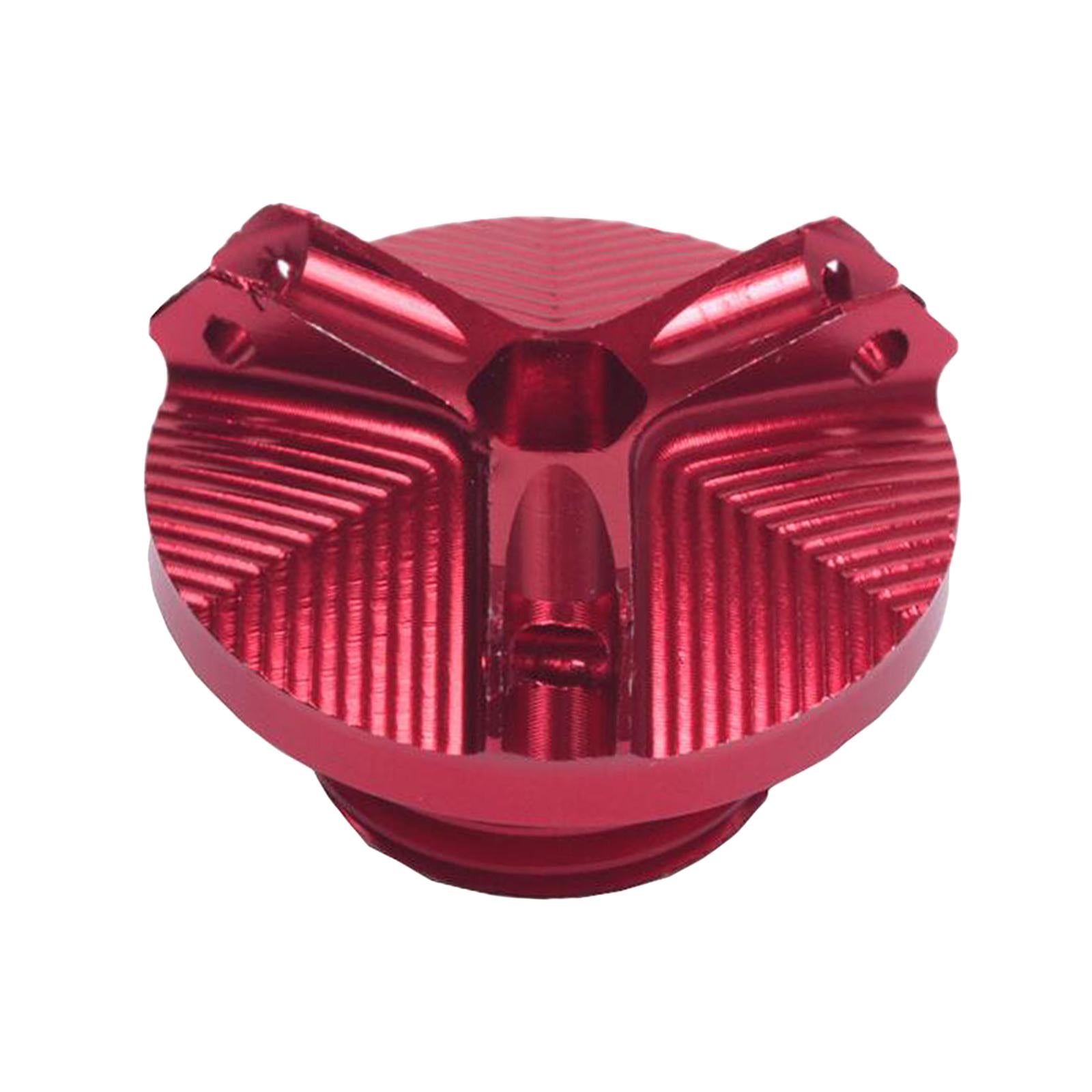 Motorcycle Accessories Engine Oil Drain Plug Sump For Kawasaki Red