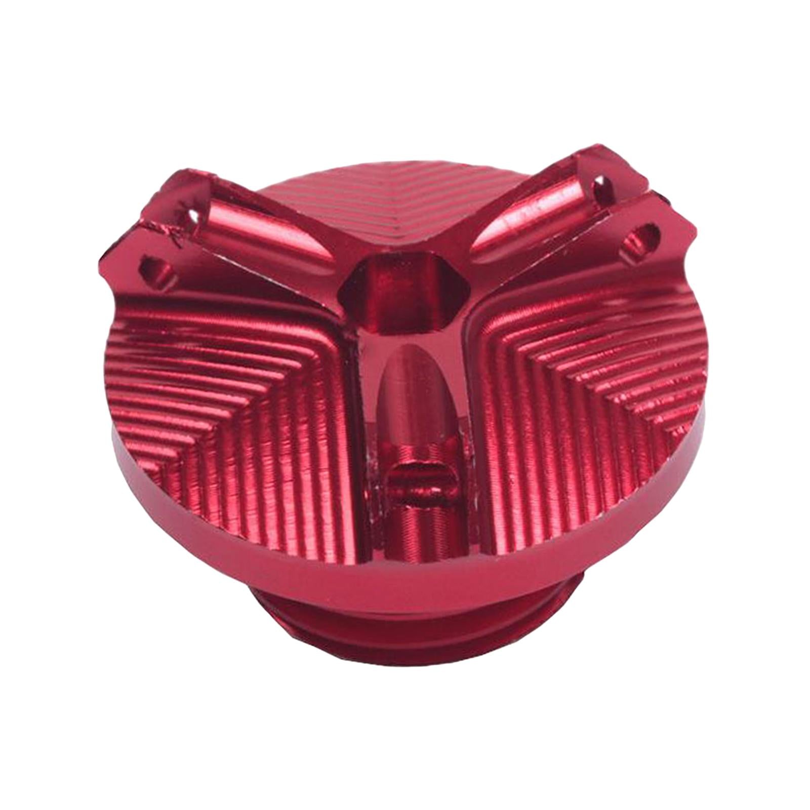 Motorcycle Accessories Engine Oil Drain Plug Sump For Kawasaki Red