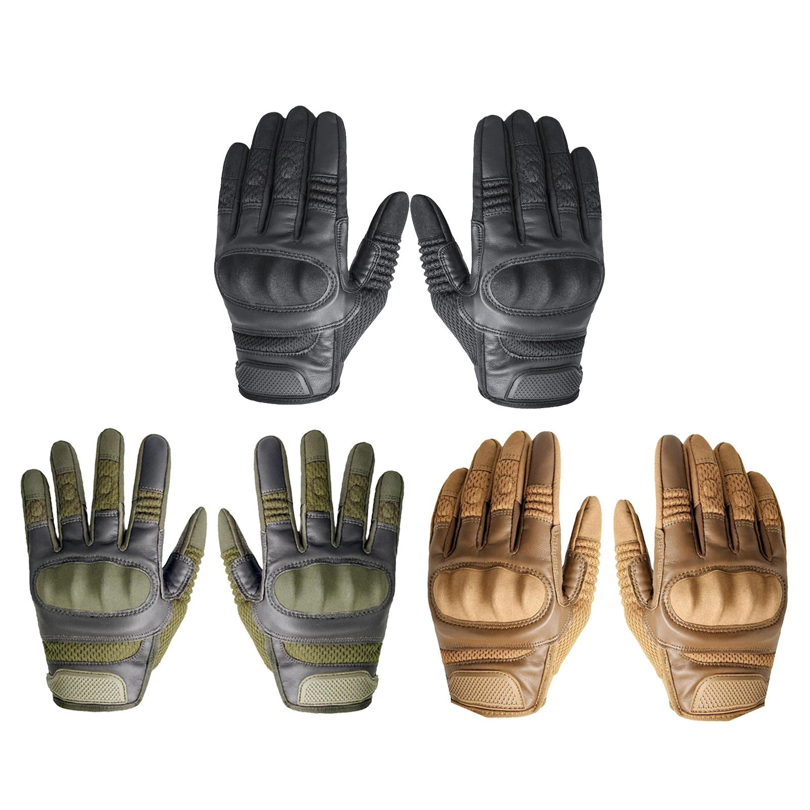 2xWinter Thermal Ski Gloves Touchscreen Waterproof Snow Gloves Black M