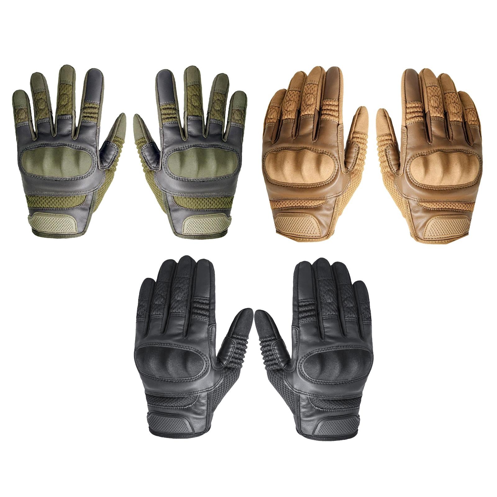 2xWinter Thermal Ski Gloves Touchscreen Waterproof Snow Gloves Black M