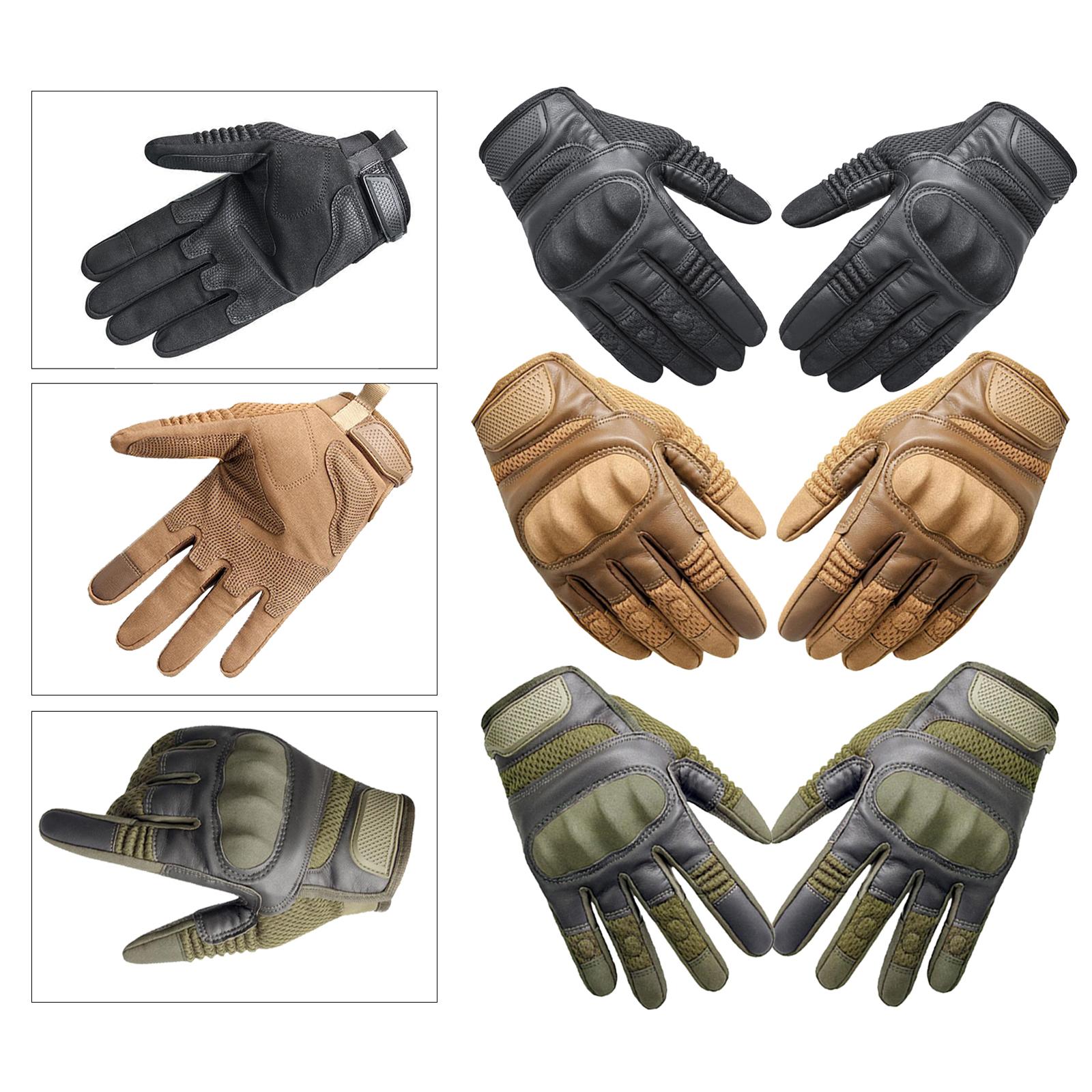 2xWinter Thermal Ski Gloves Touchscreen Waterproof Snow Gloves Black M
