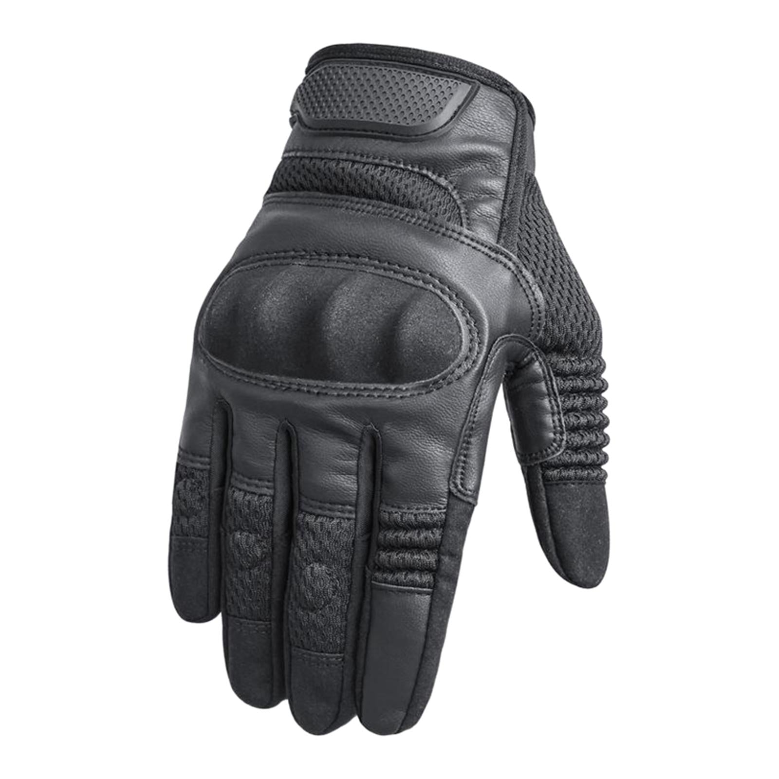2xWinter Thermal Ski Gloves Touchscreen Waterproof Snow Gloves Black L