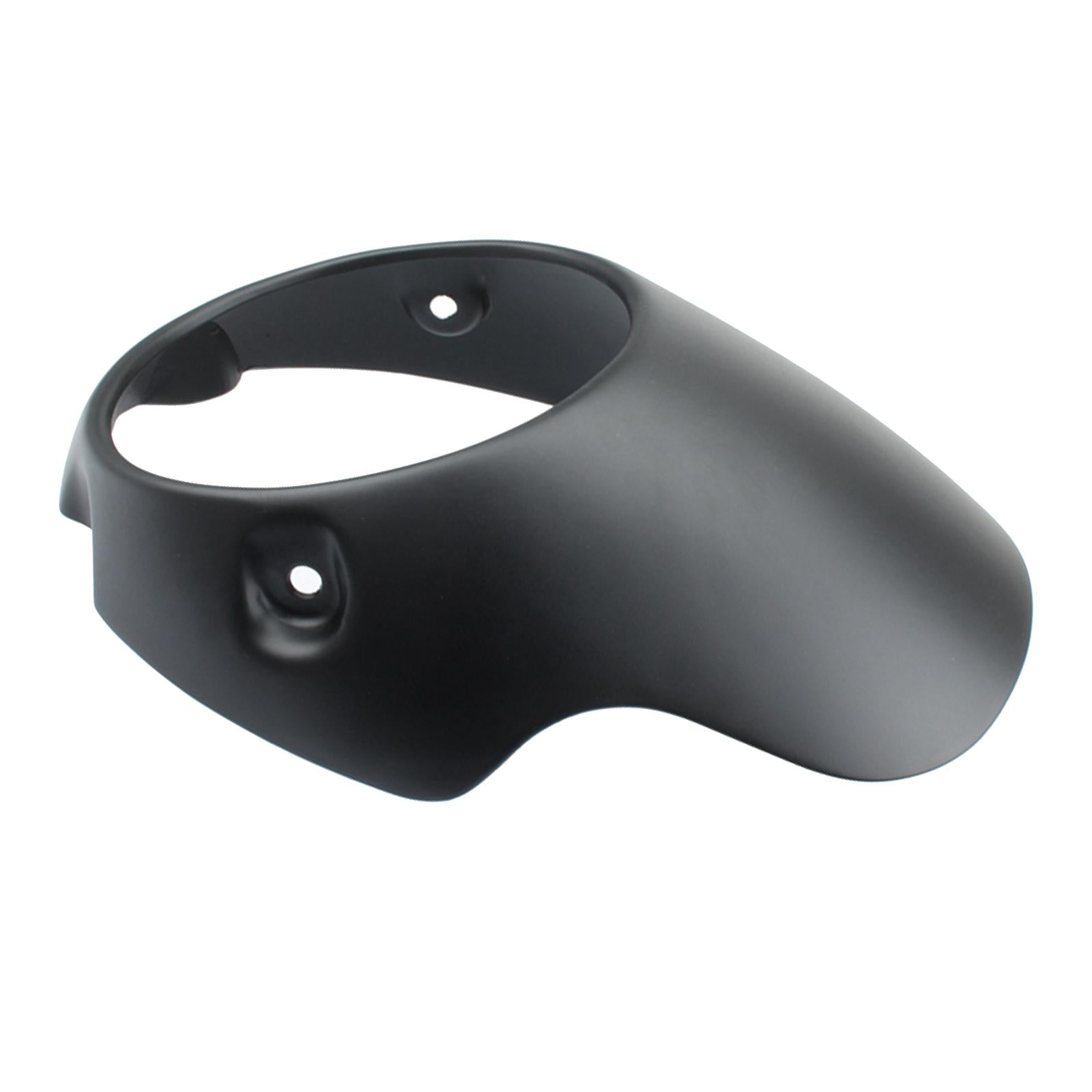 Black Cafe Racer Style 7 Headlight Fairing Screen Protector Universal"