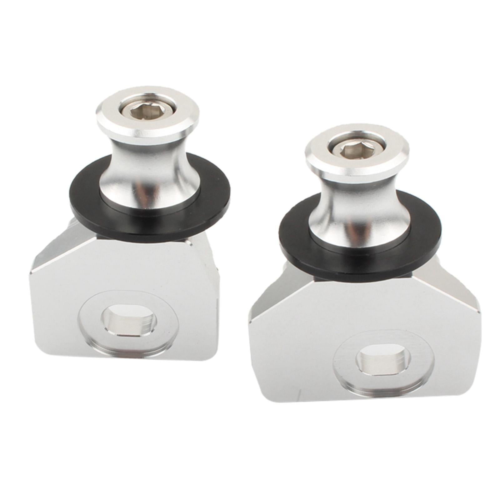 2x Chain Screw Rocker Reel Slider for Honda CB650R CBR650R 14-19 Dark Grey
